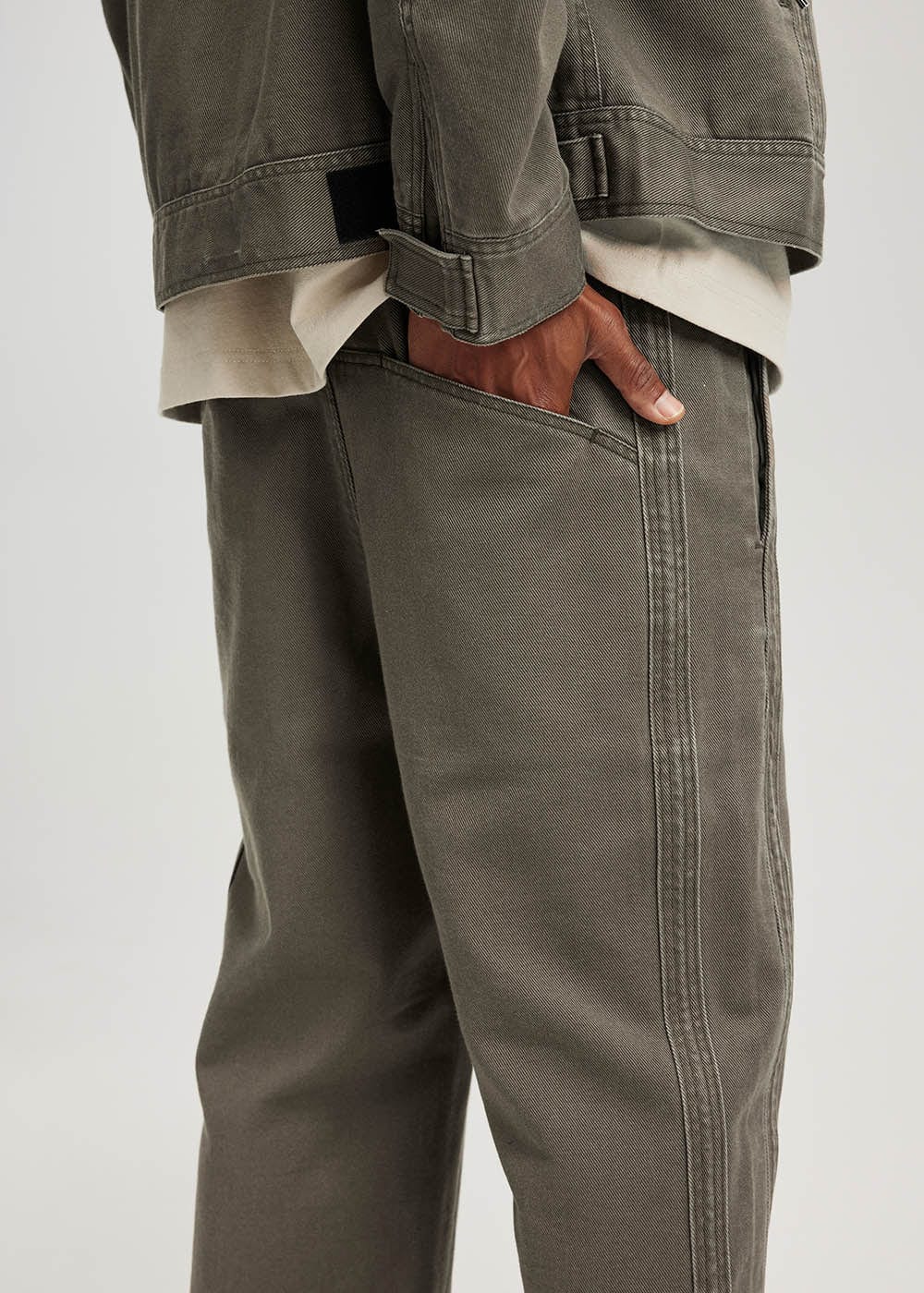 BONELESS Washed Spliced Pants (Only Size XL Left)