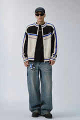 F2CE Double Waistband Washed Wide-Leg Jeans