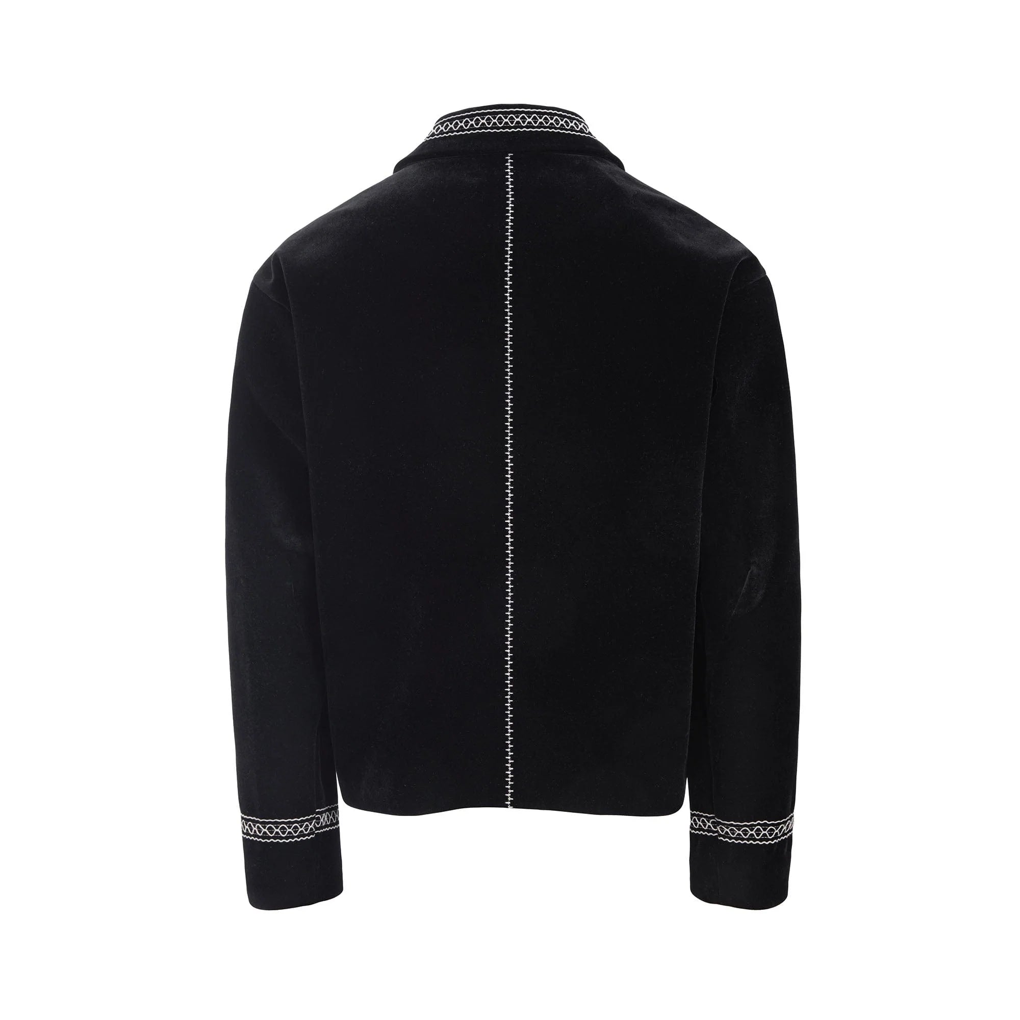 CATSSTAC Velvet Embroidered Trim Jacket