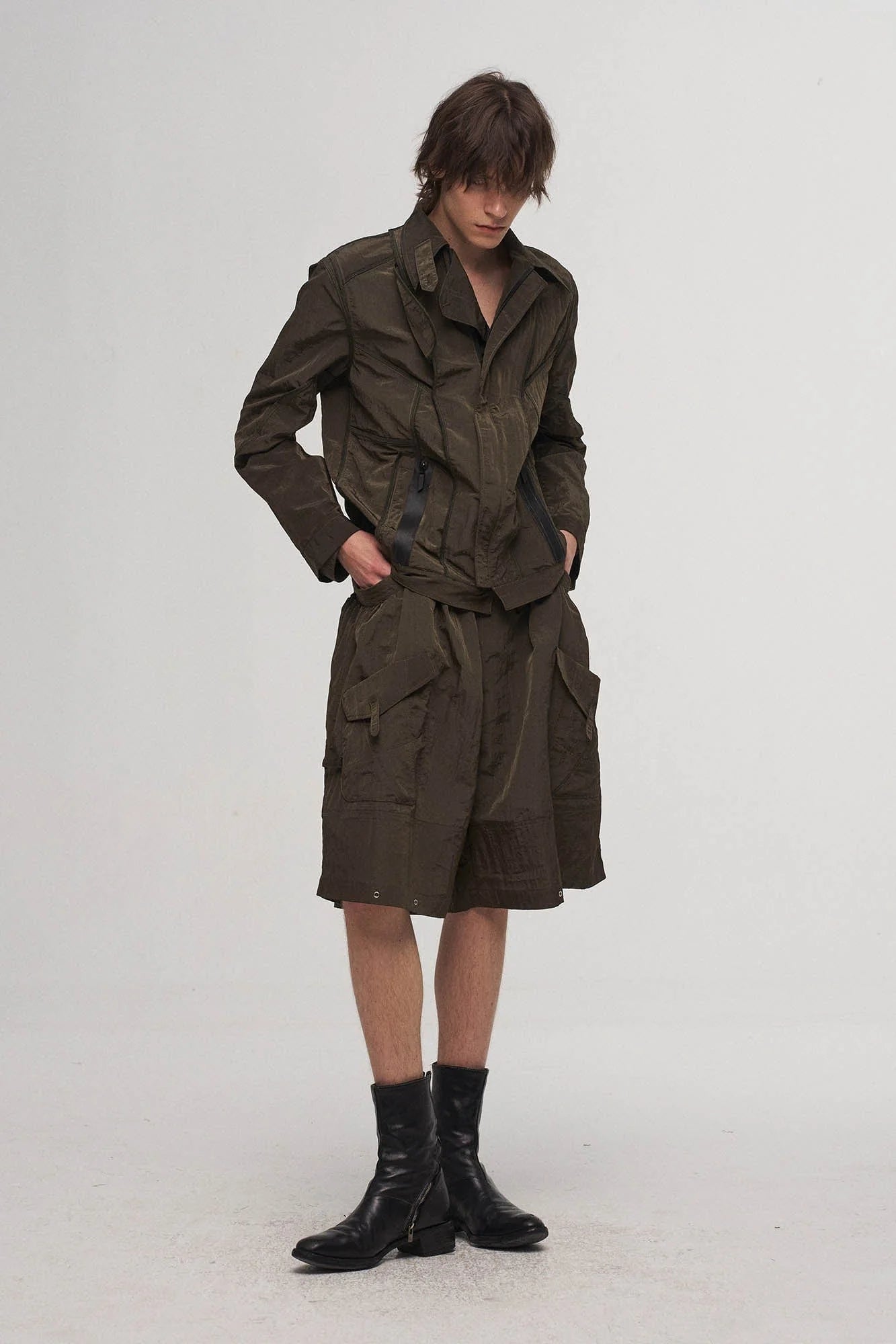 ILNya Nieternite Nifutur Utility Seam-Paneled Reversible Jacket