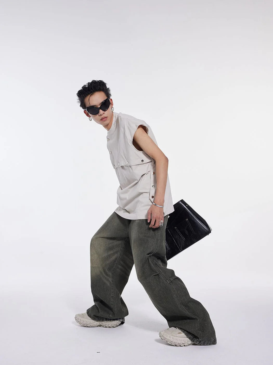 WHISTLEHUNTER Triple Washed Drape Jeans (3 Colors)