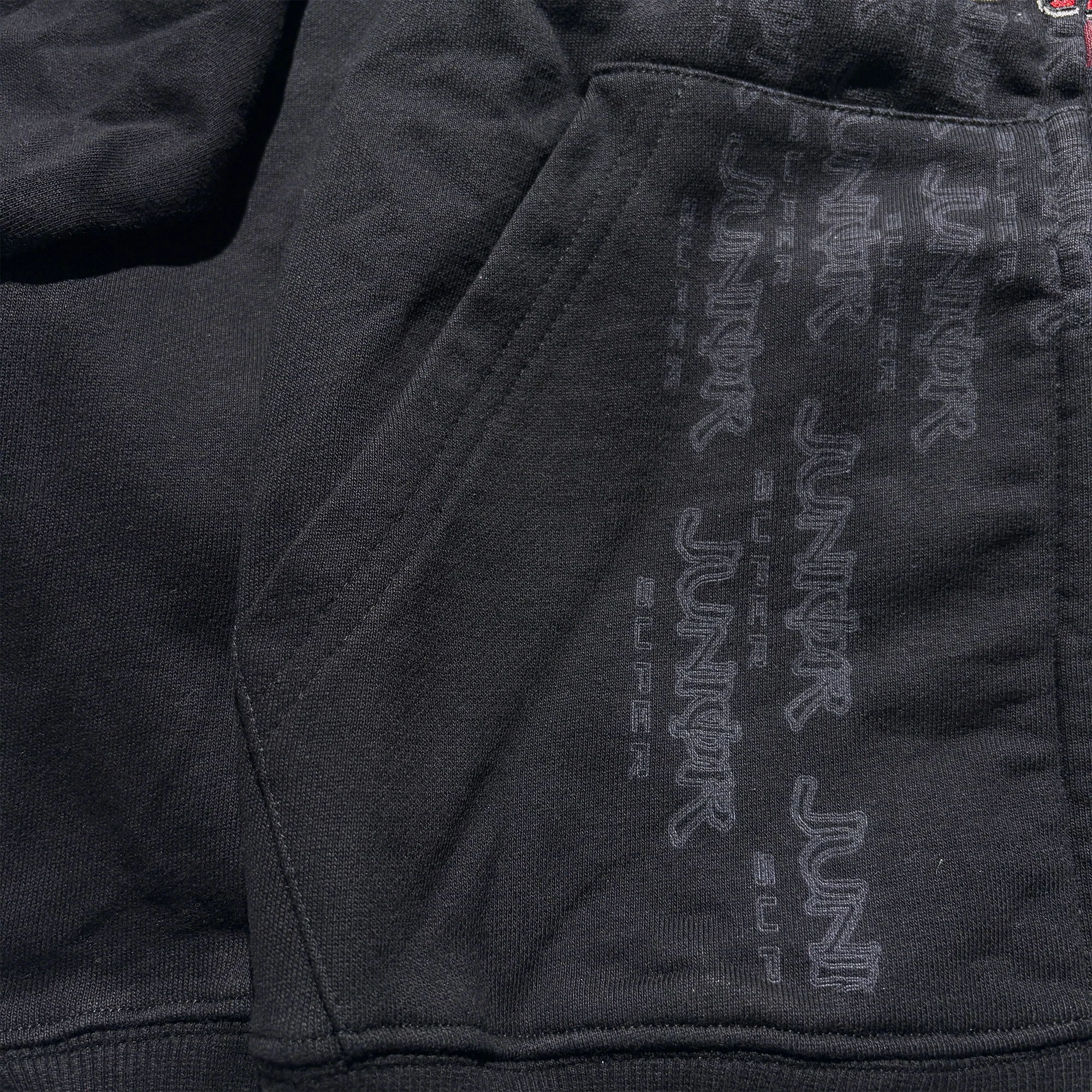 PCCVISION Flame Embroidered Mask Hooded Jacket