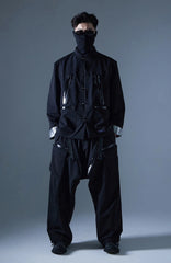 SILENSTORM Multi-Pockets Mandarin Waterproof Jacket