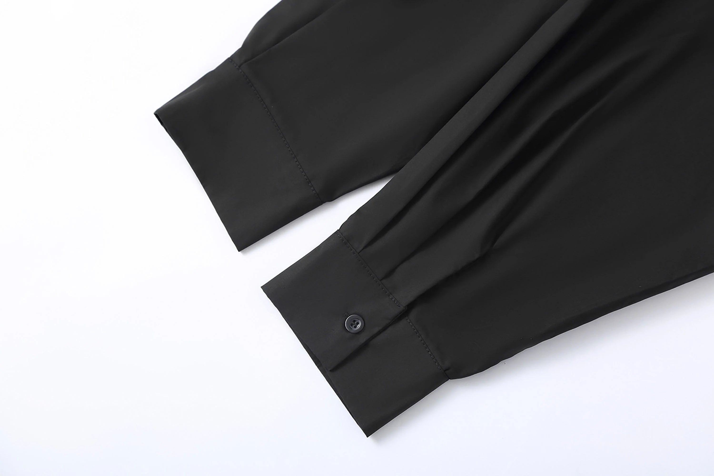 CLP Cropped Drawcord Hem Panel Shirt