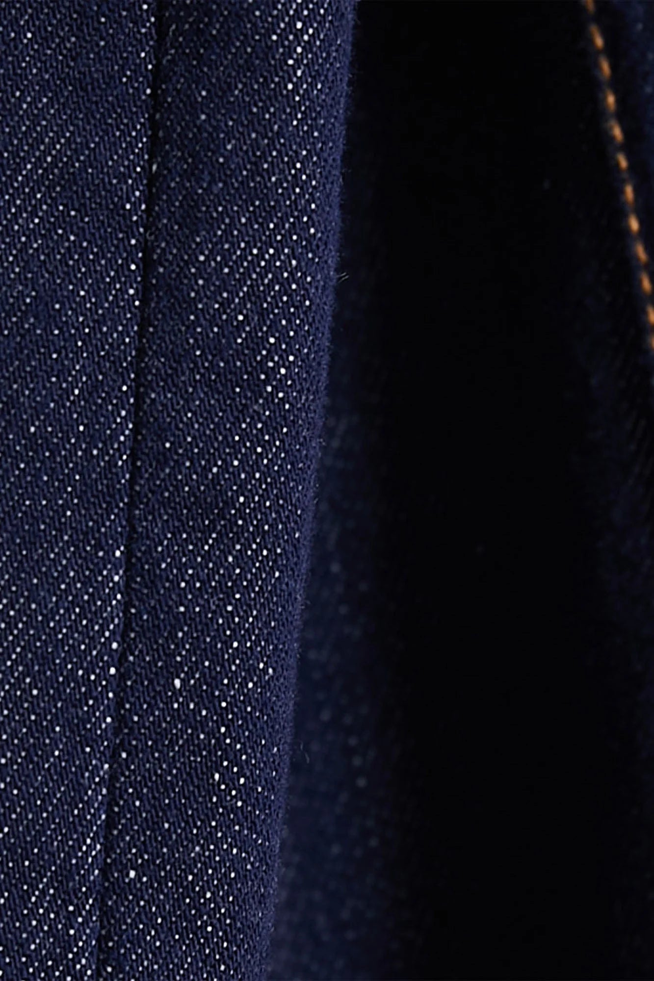 ASSEEN Flower Patchwork Stitched Raw Denim Half Shirt