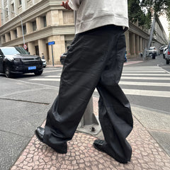 STEEPC Waxed Baggy Jeans