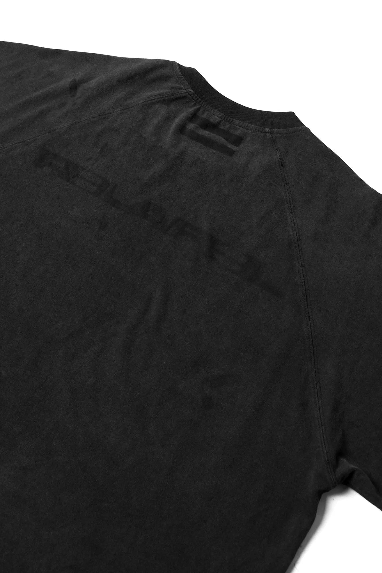 RELABEL Slogan Washed Spliced Raglan T-Shirt