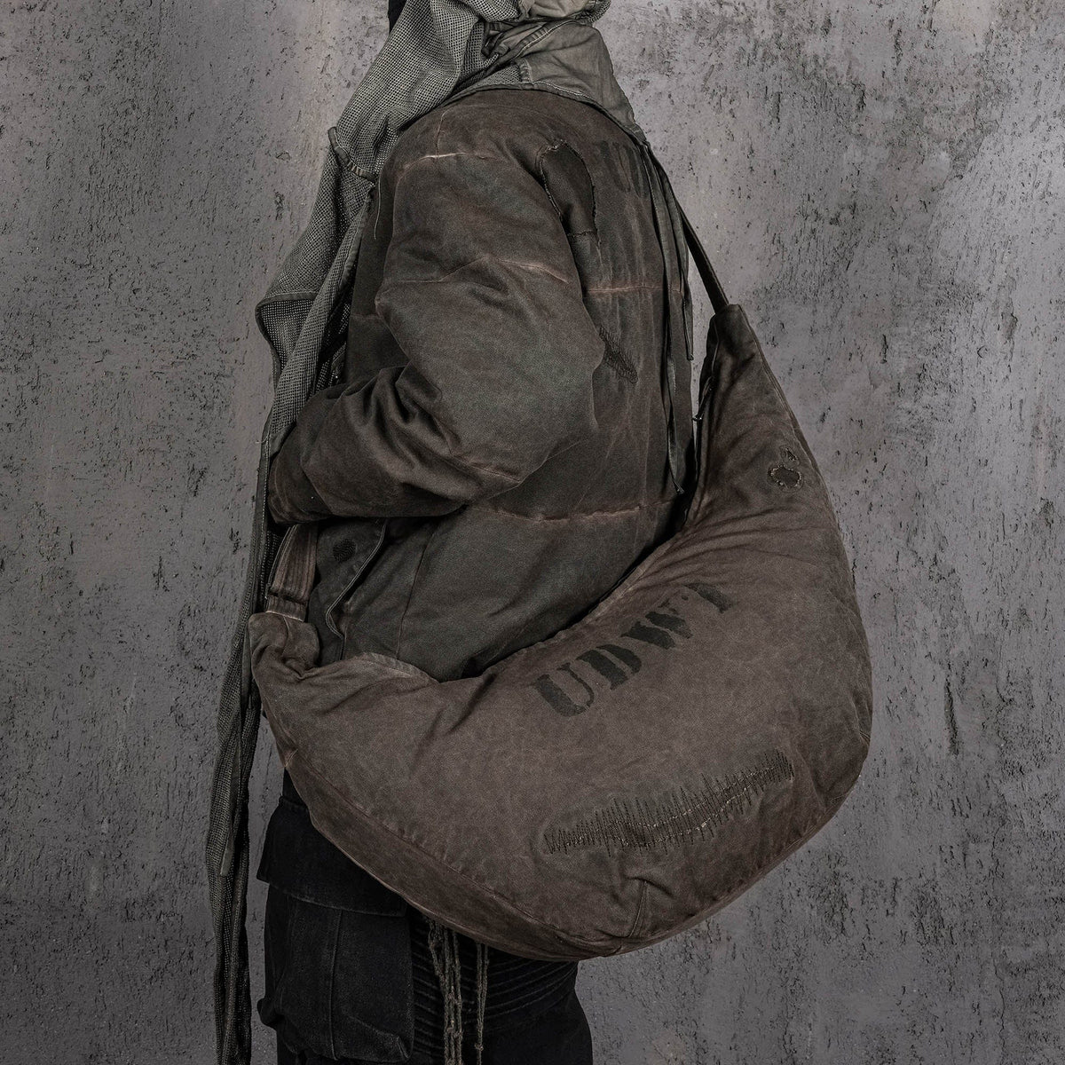 UNDERWATER Distressed Wanderer Crescent Bag