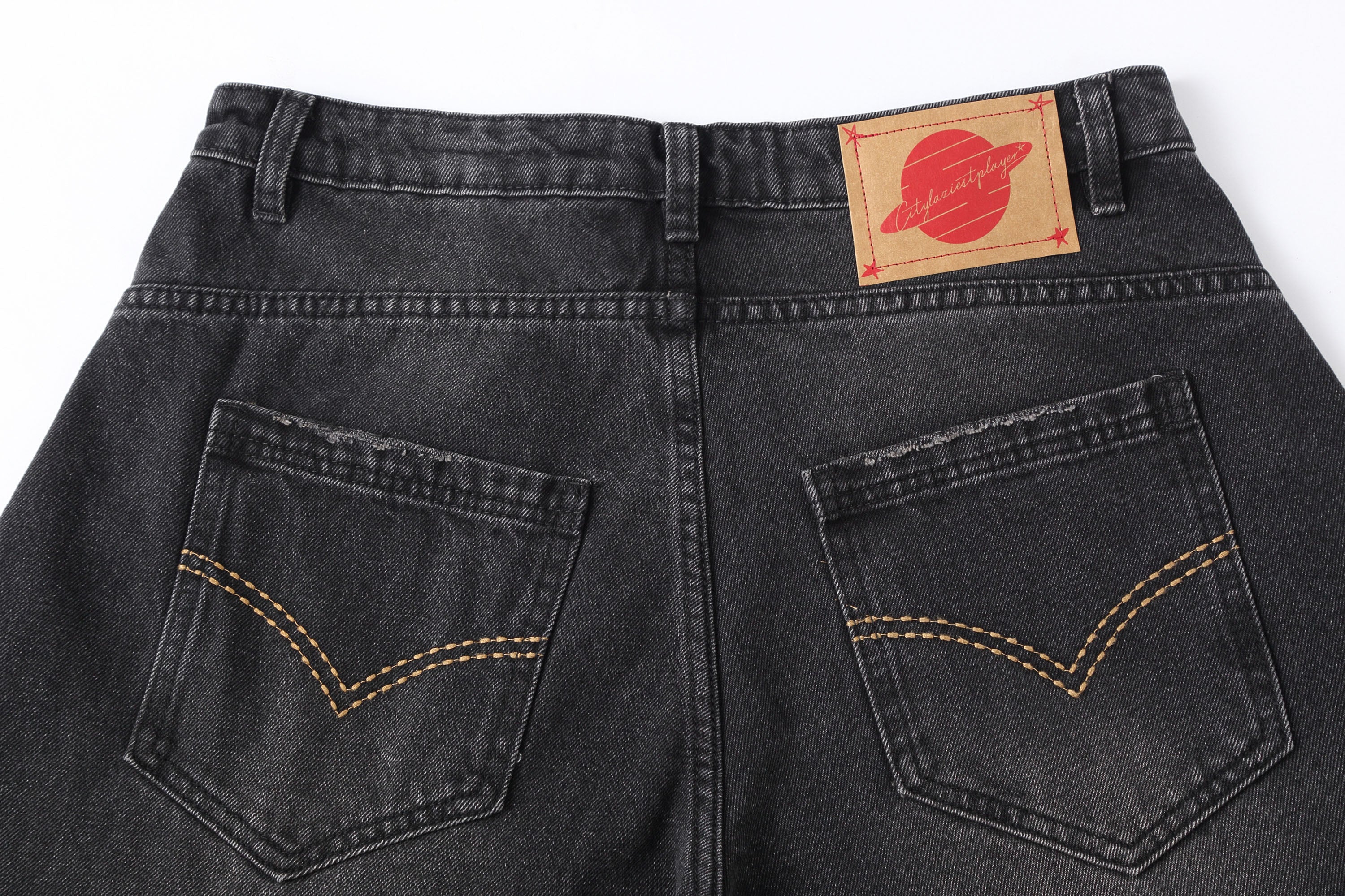 CLP Washed Balloon-Leg Jeans