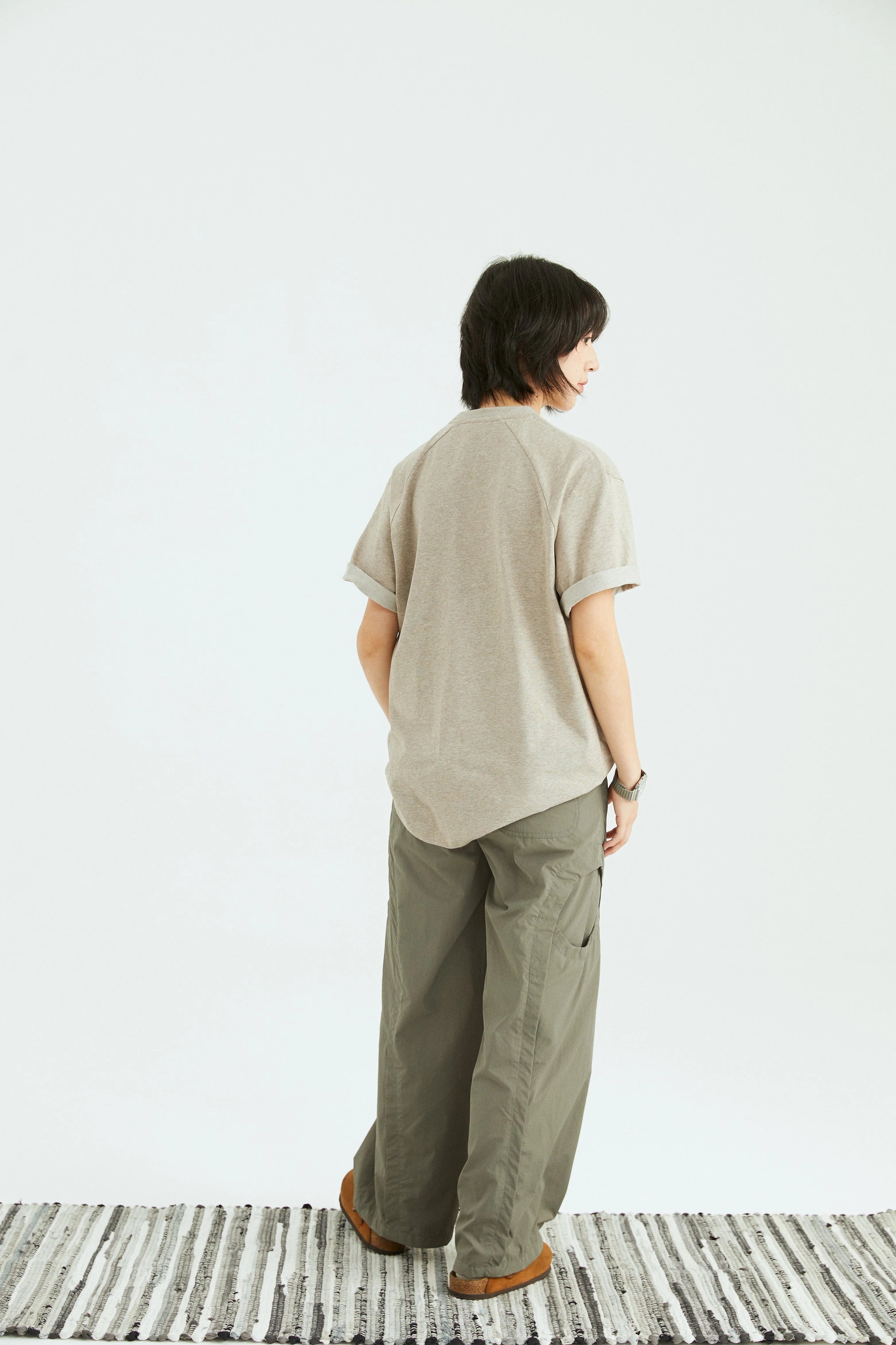 ONADAILYBASIS Curved-Pocket Paneled Utility Pants