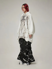 DAMAGE ASIA Ex Machina Graphics Oversized Hoodie