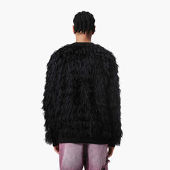 VANN VALRENCE Double-Layer Feathered Crewneck Sweatshirt
