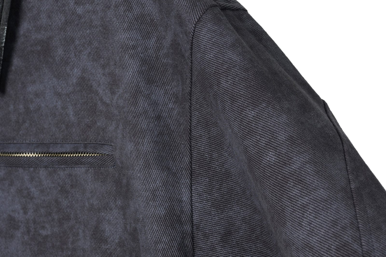 OKAYTHXBYE Essential Contrast Collar Washed Jacket