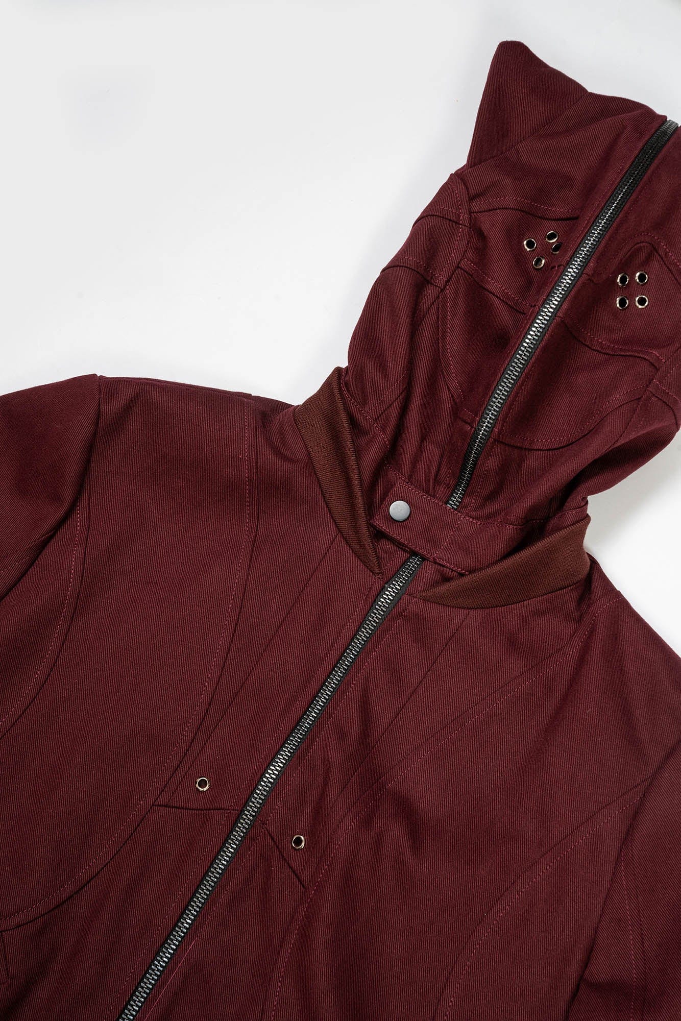 KADAKADA Cat Ears Perforated Hooded Jacket