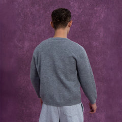 CLP Embroidered Floral Line Wool-Blend Cardigan