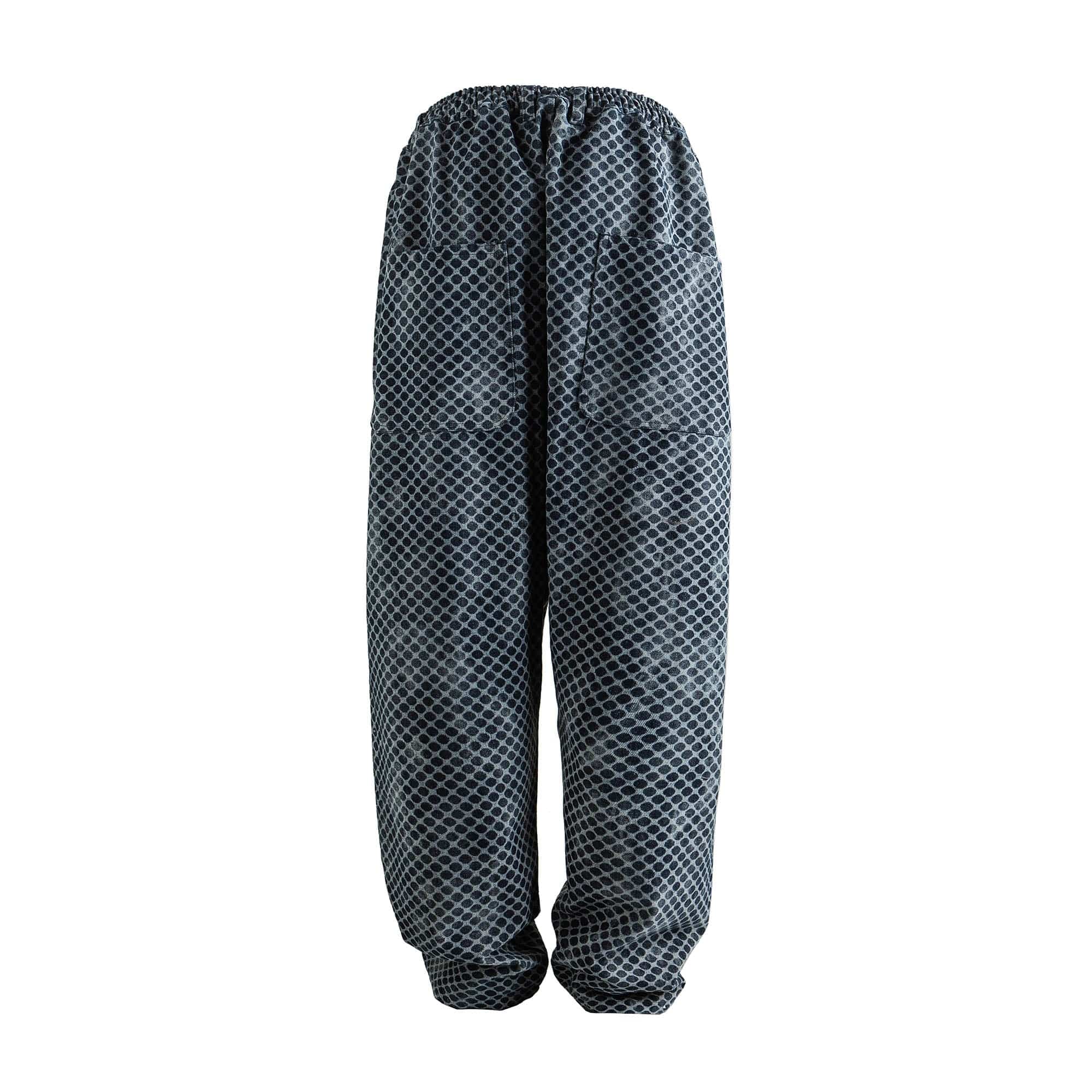 ME DA IGUAL Washed Dot Full-Print Harem Pants