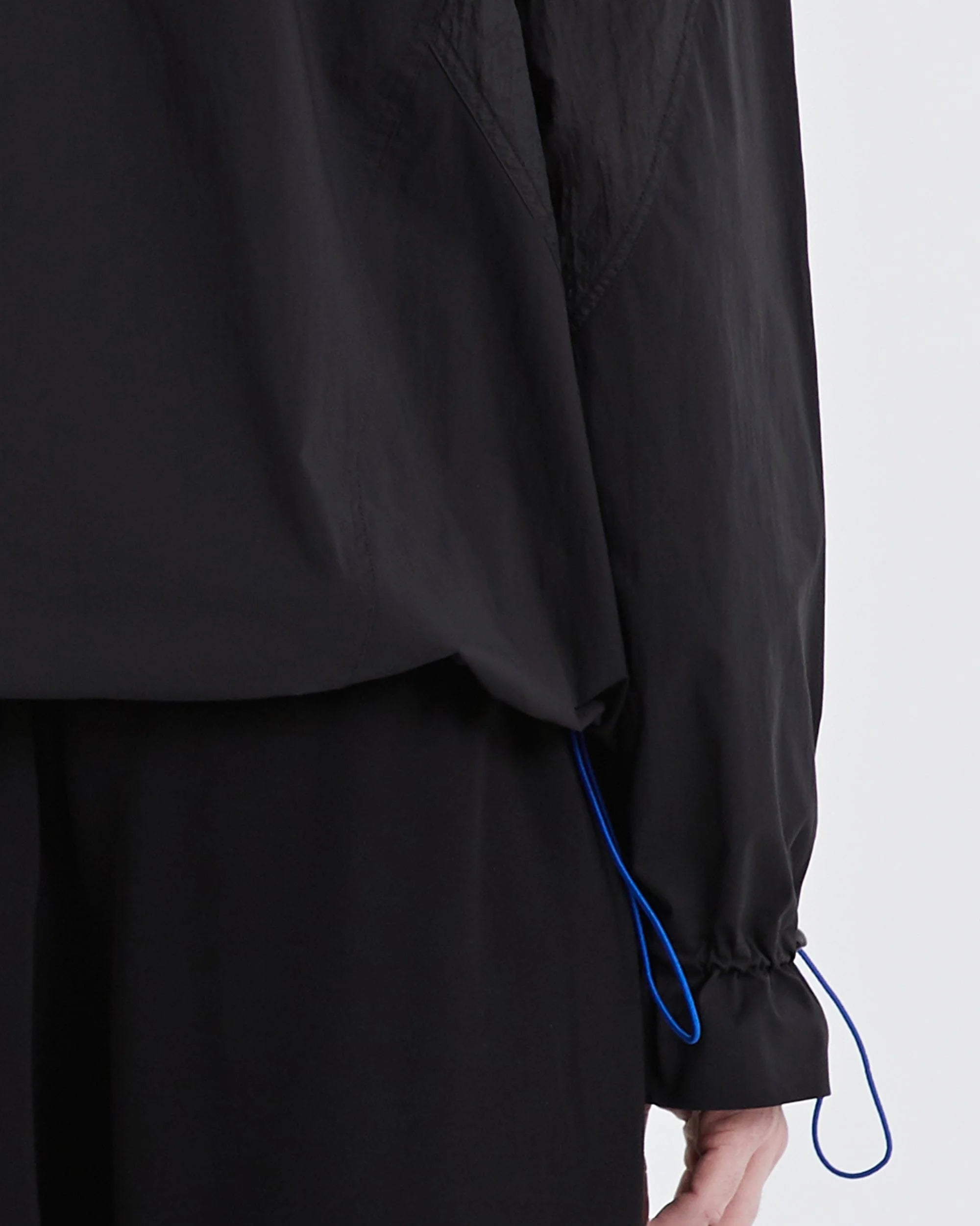 ORGANIC EMOTION Modern Drawstring Asymmetrical Jacket