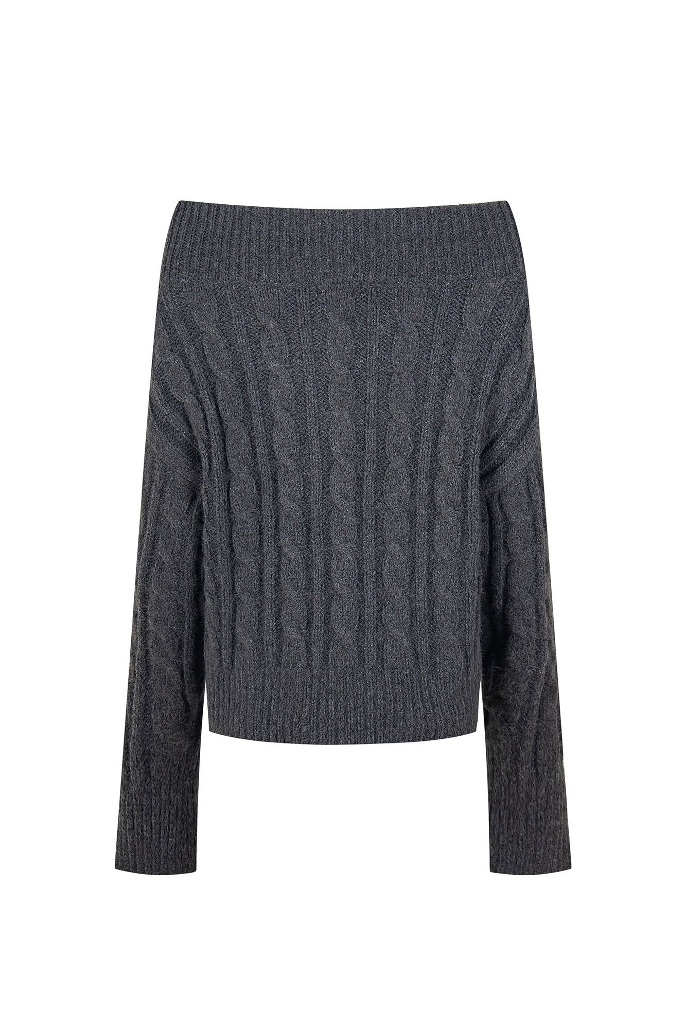 CLP Detachable Capelet Collar Layered Sweater
