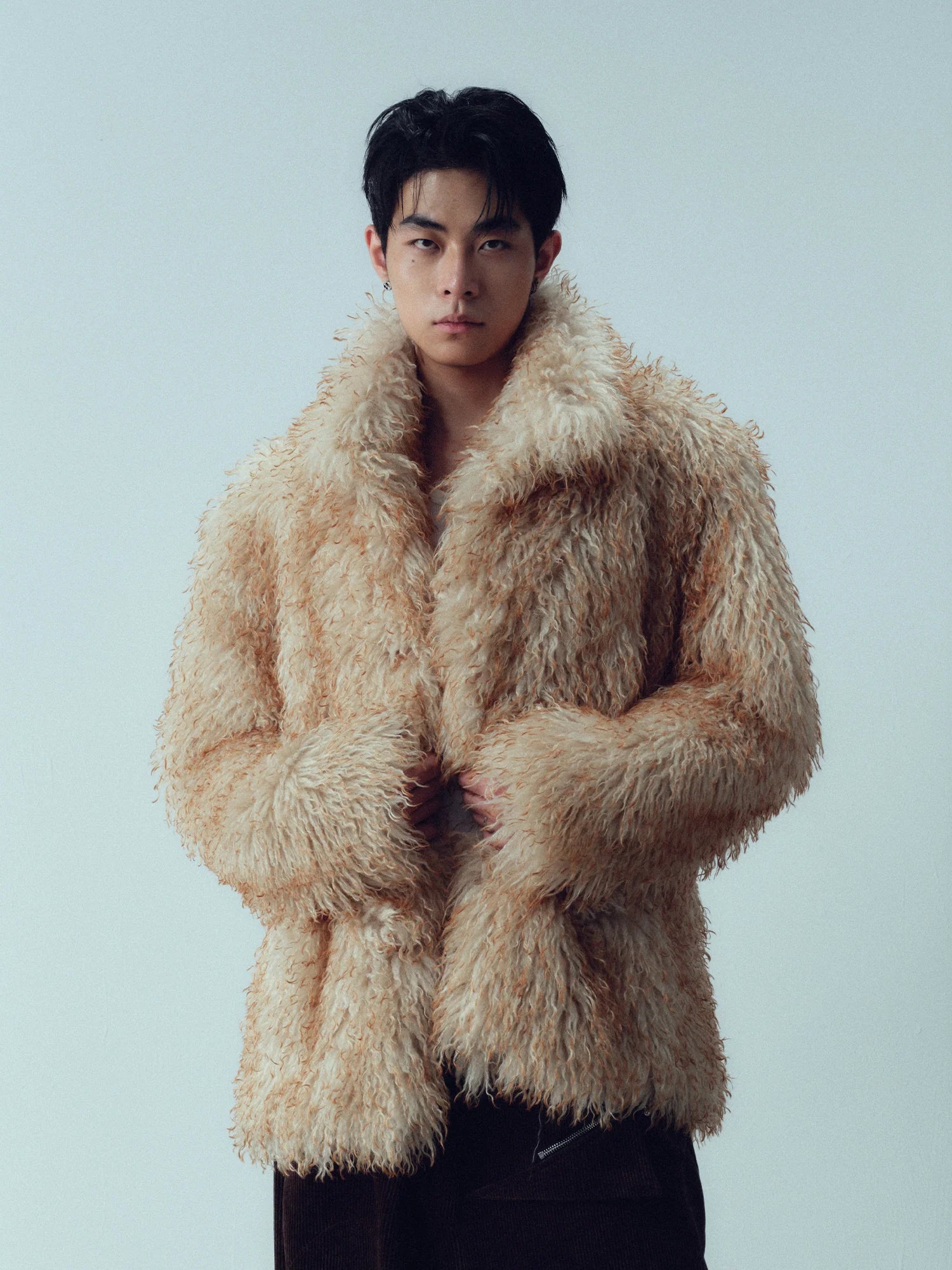 KADAKADA Ombre Faux Fur Jacket