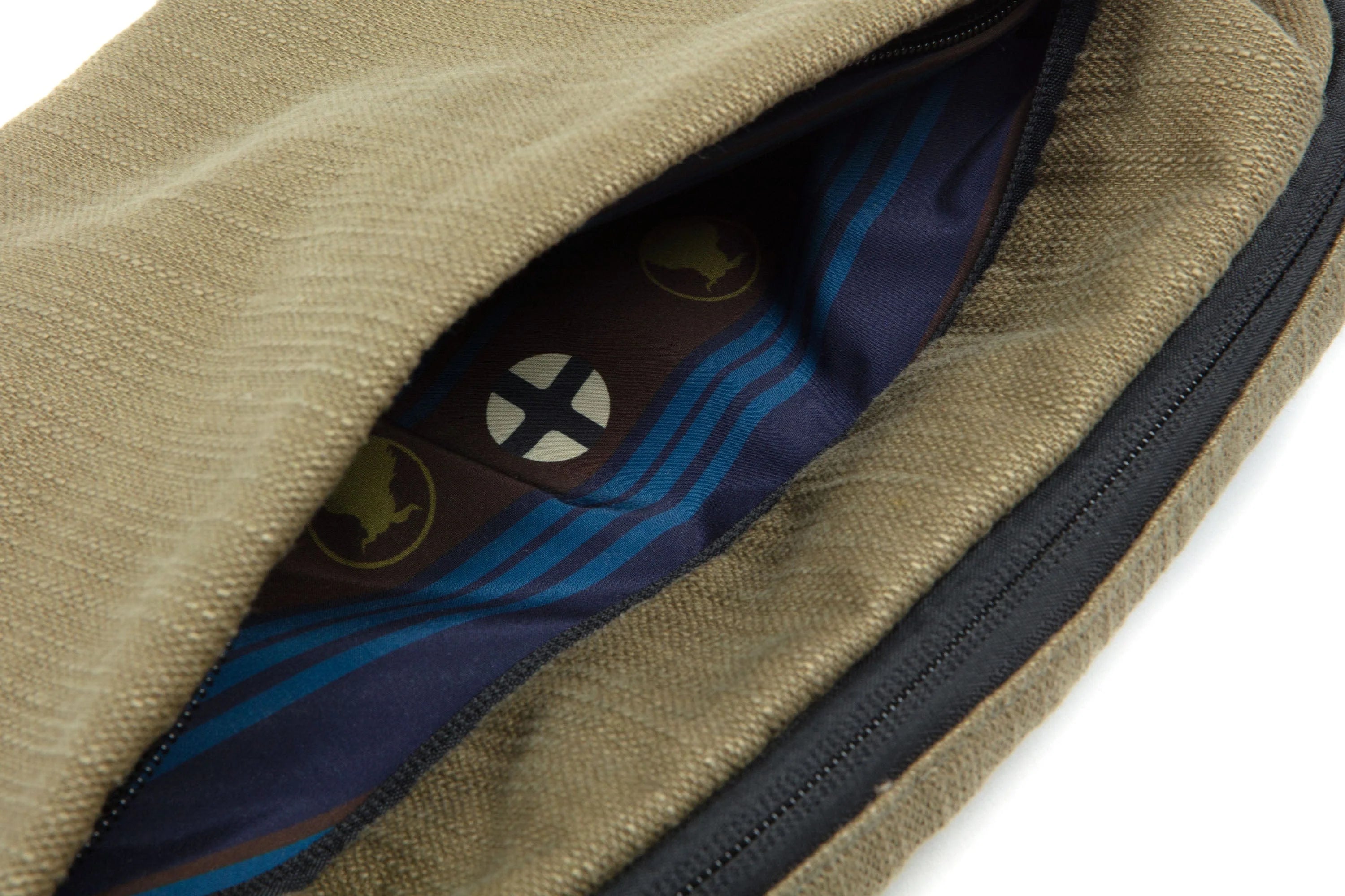 NERHI Washed Panel Ethnic Graphic Crossbody Pouch