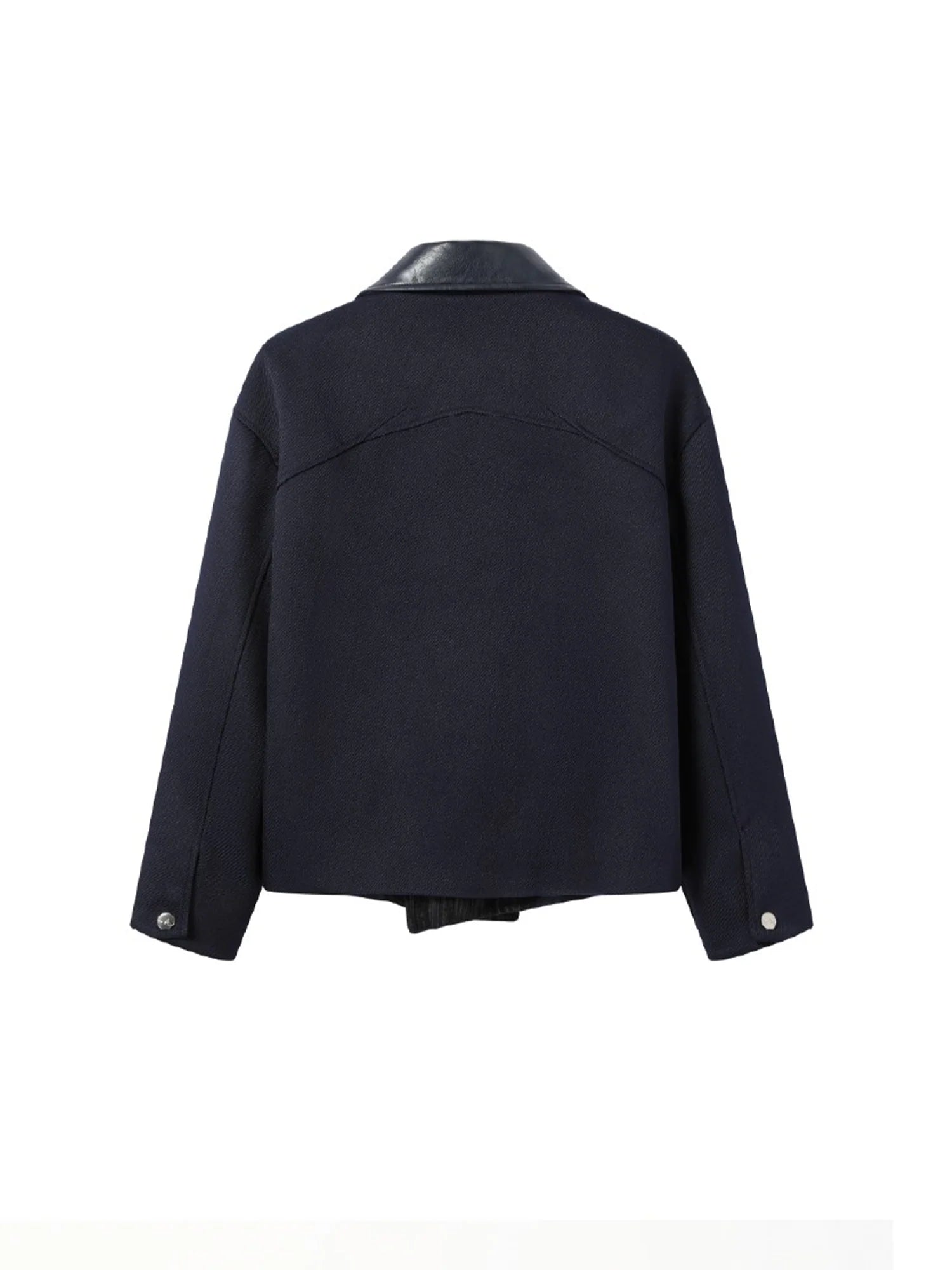 ALVNG AR ANTS Structured Wool-Blend Paneled Collar Jacket