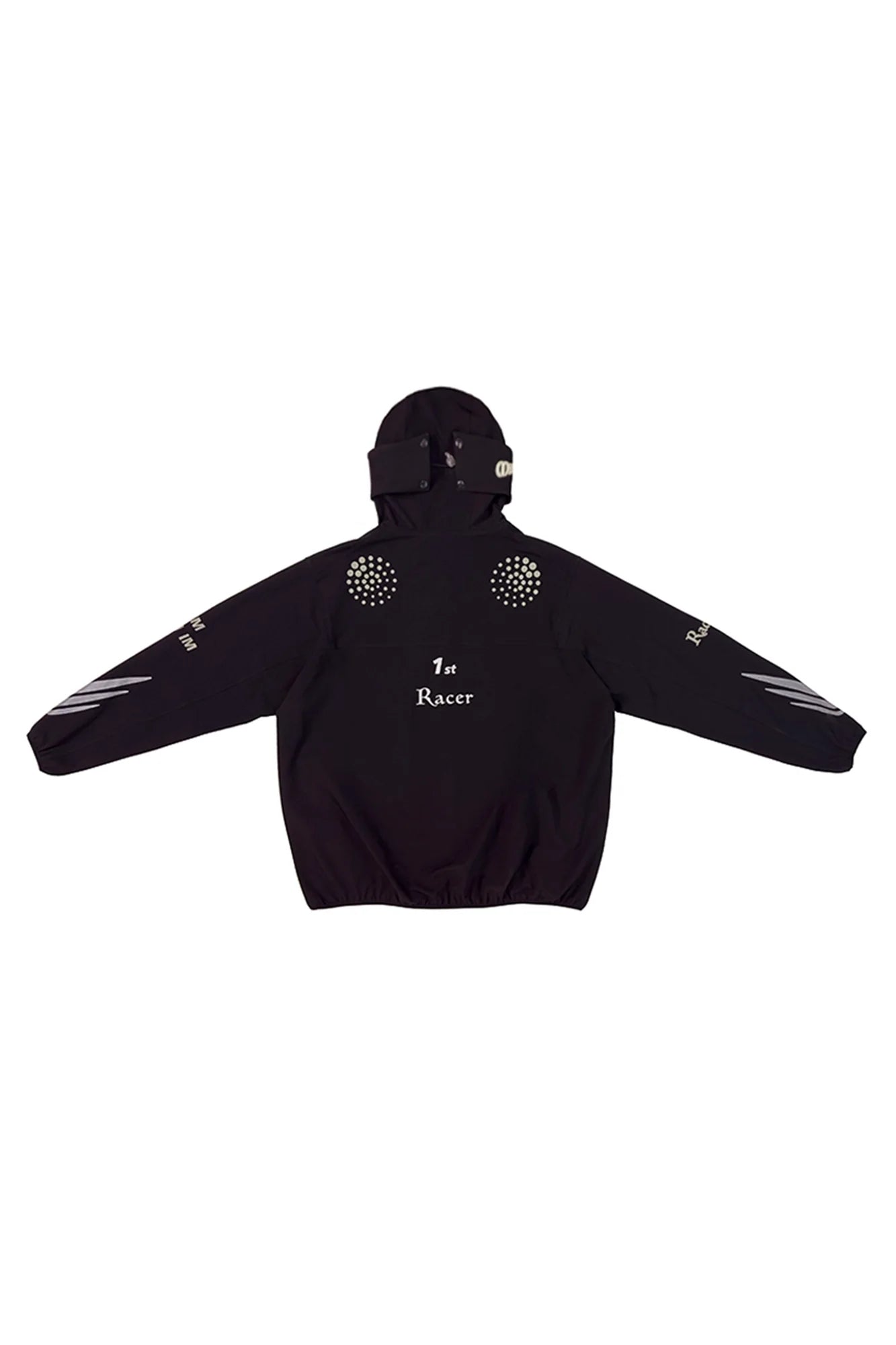 MIICHOUS 1st 3A Graphic Oversized Hooded Windbreaker