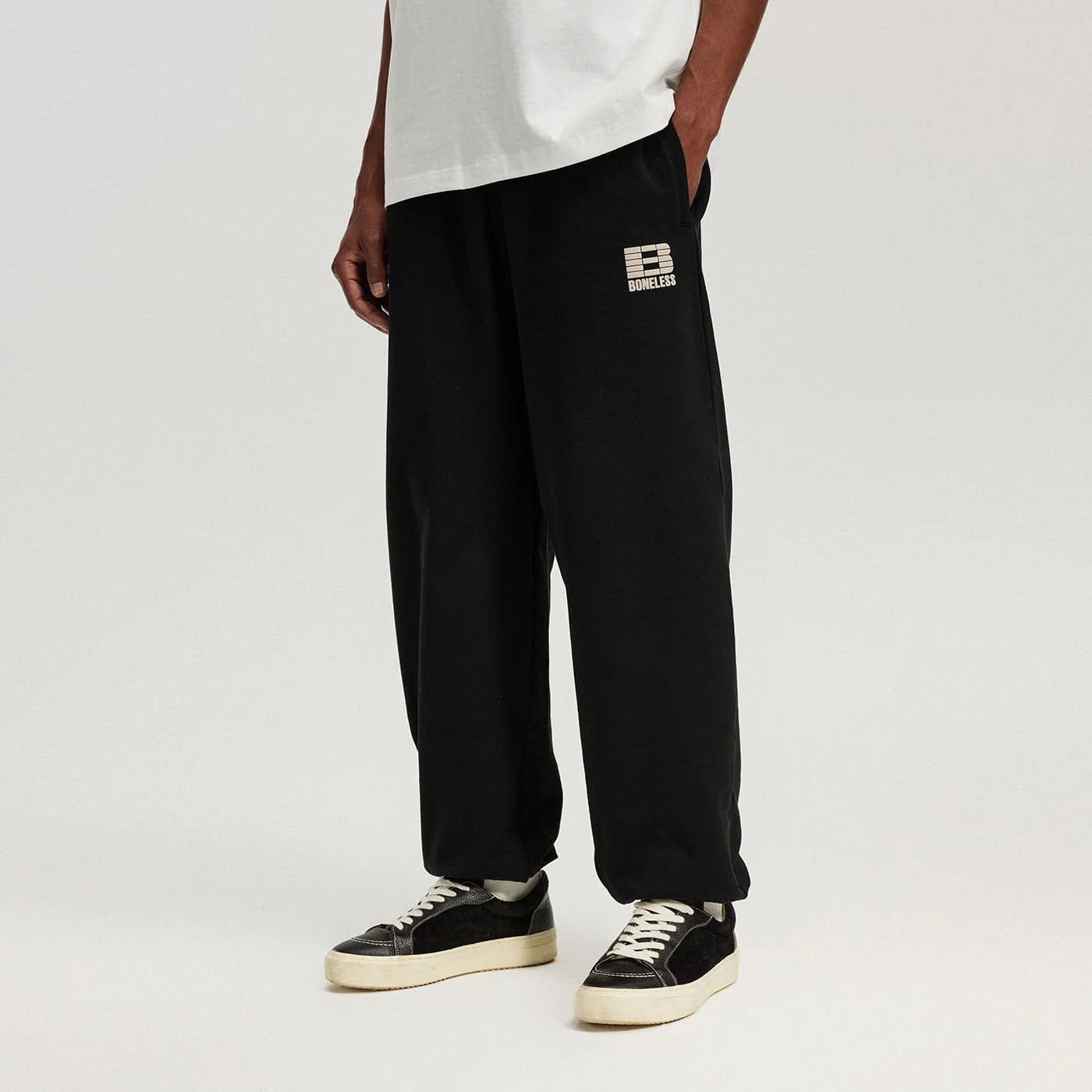 BONELESS Plaid B LOGO Jogger