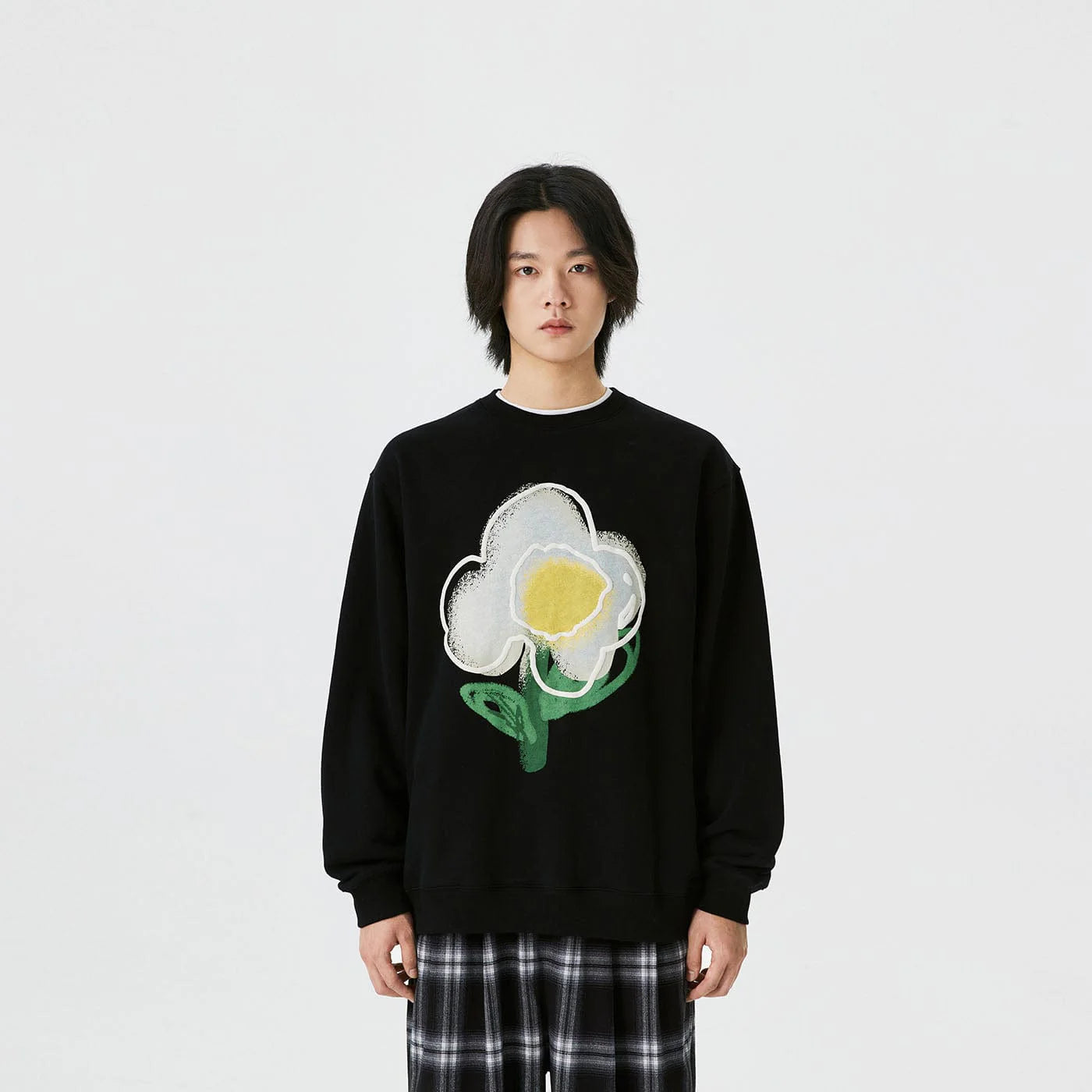 CONKLAB Fried Egg Flower Graphics L/S T-Shirt