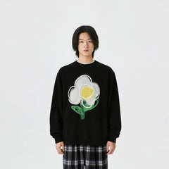 CONKLAB Fried Egg Flower Graphics L/S T-Shirt
