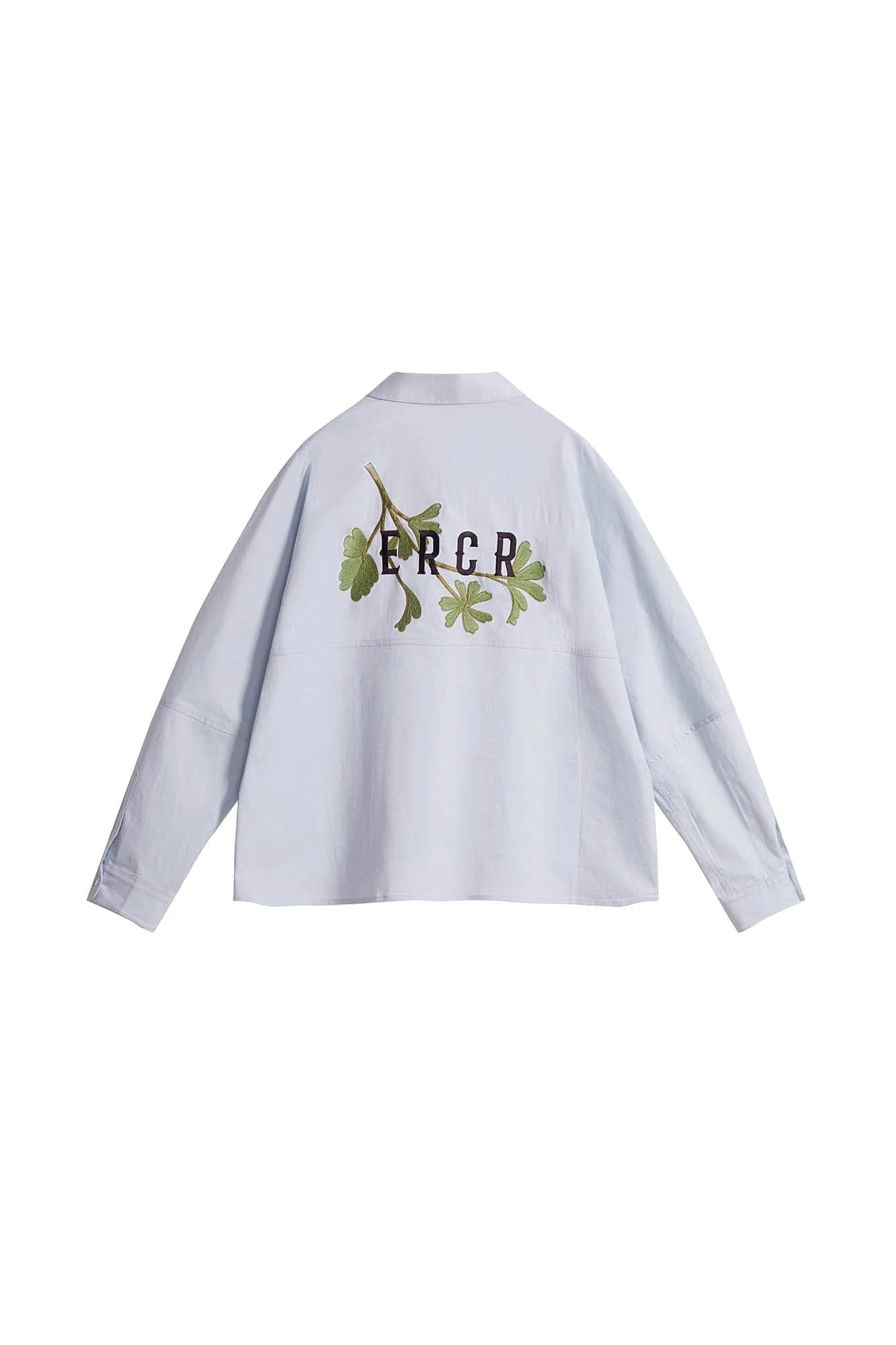 ERROR CODE ROBOT Botanical Embroidered Logo Shirt