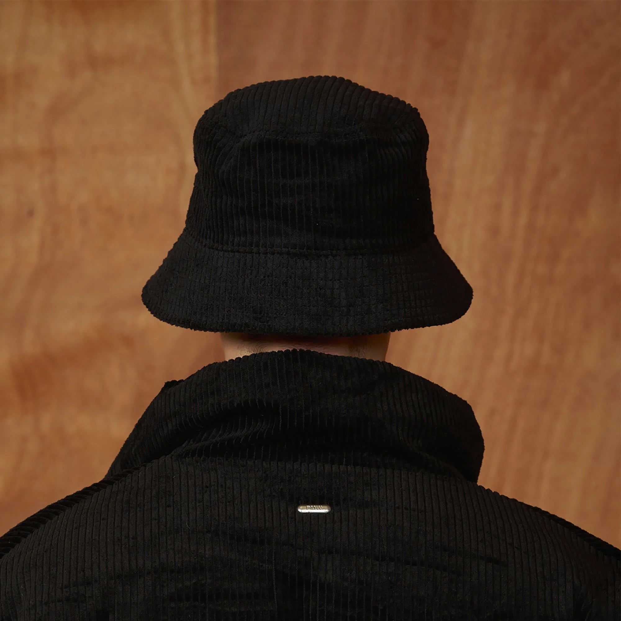 PMW Corduroy Embroidered Bucket Hat