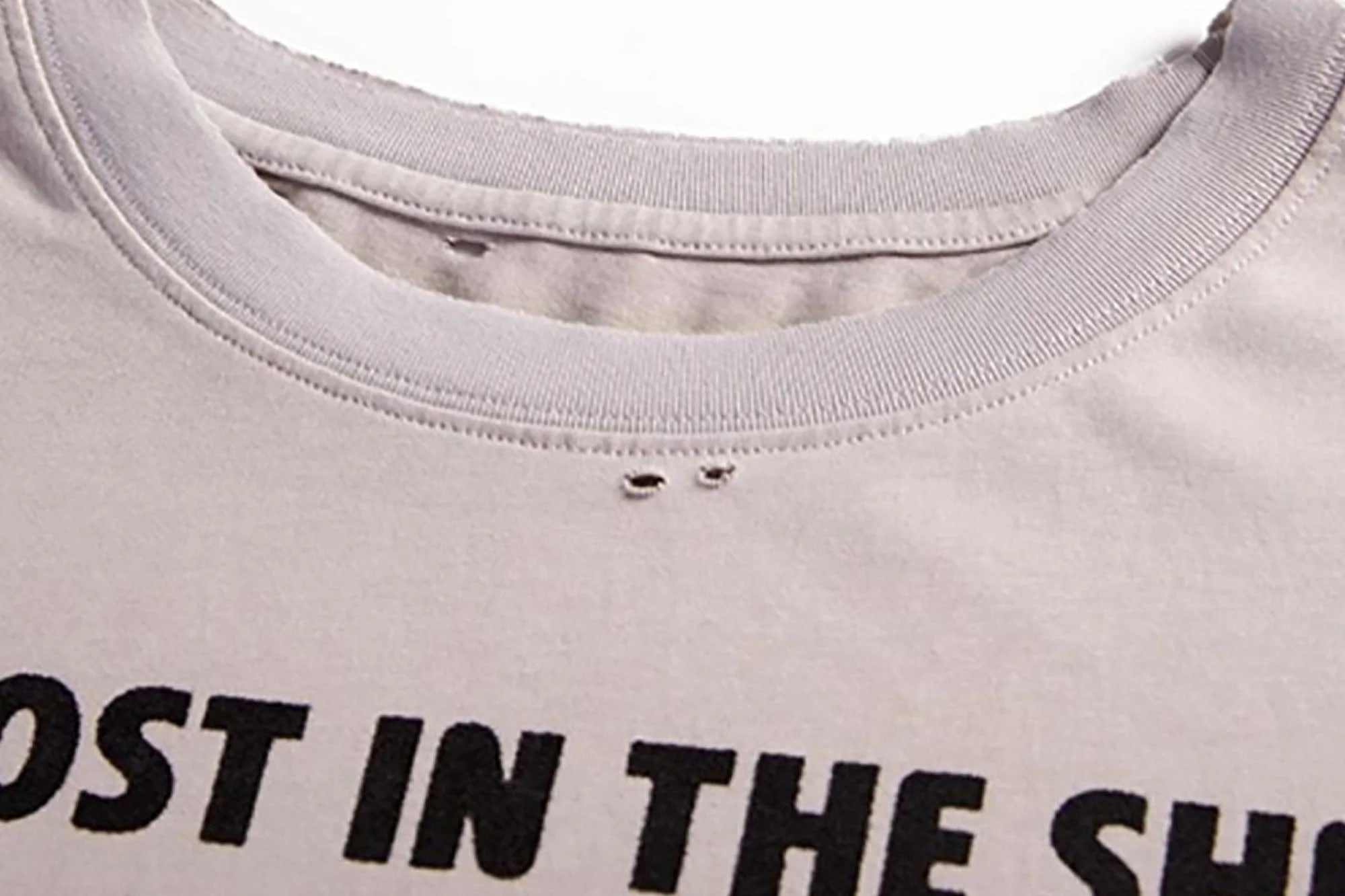 ERROR CODE ROBOT Distressed Raw-Edge Washed Graphic Tee