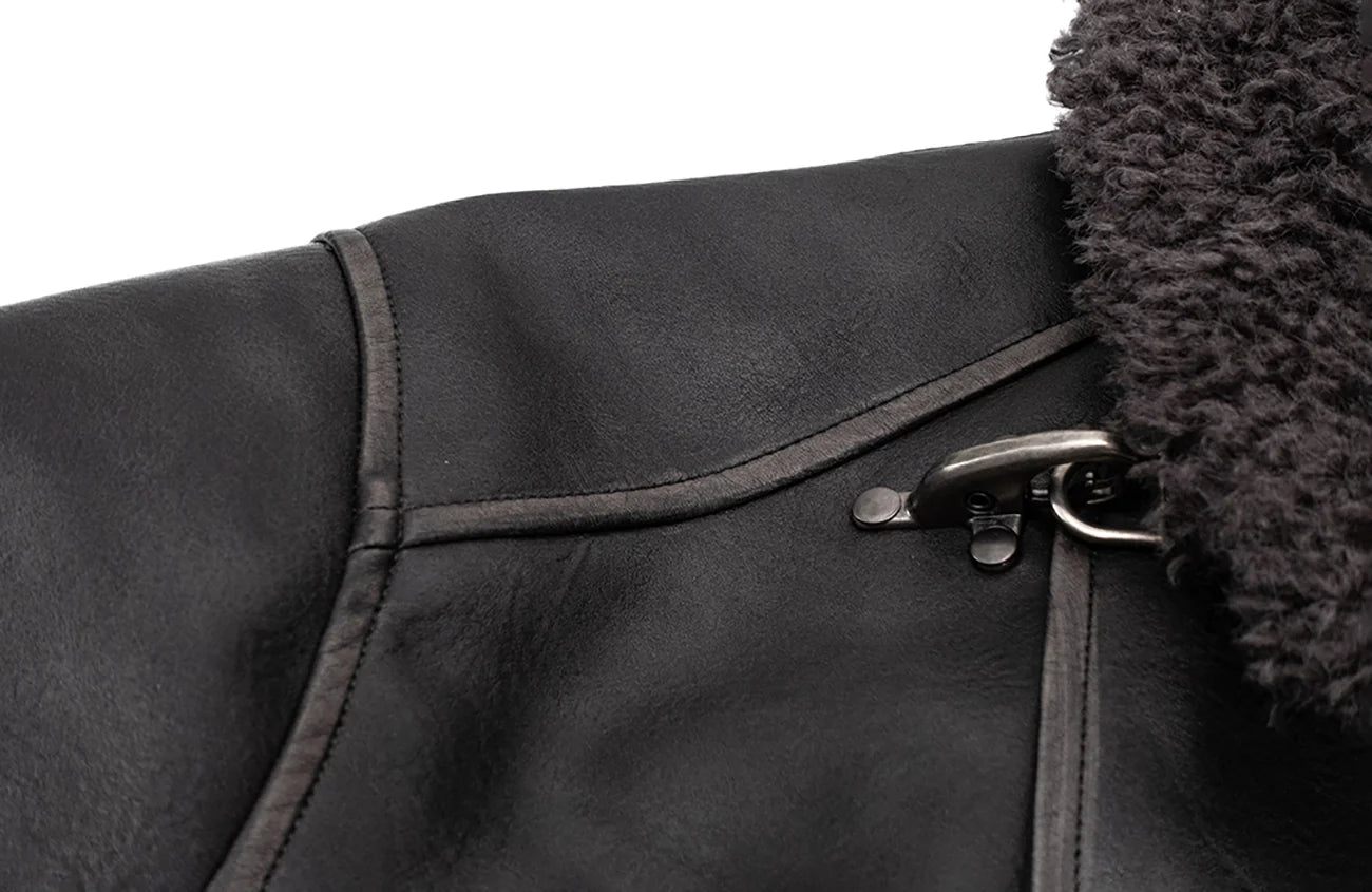 IN EXISTENCE Asymmetric Placket Washed Moto Jacket