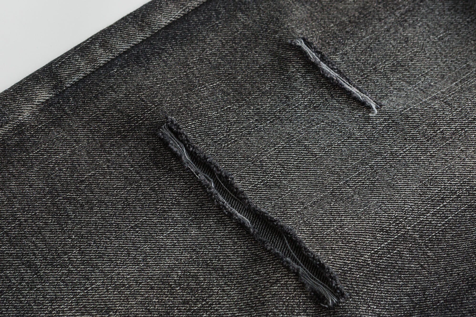 ME DA IGUAL Ripped Distressed Washed Straight-Leg Jeans
