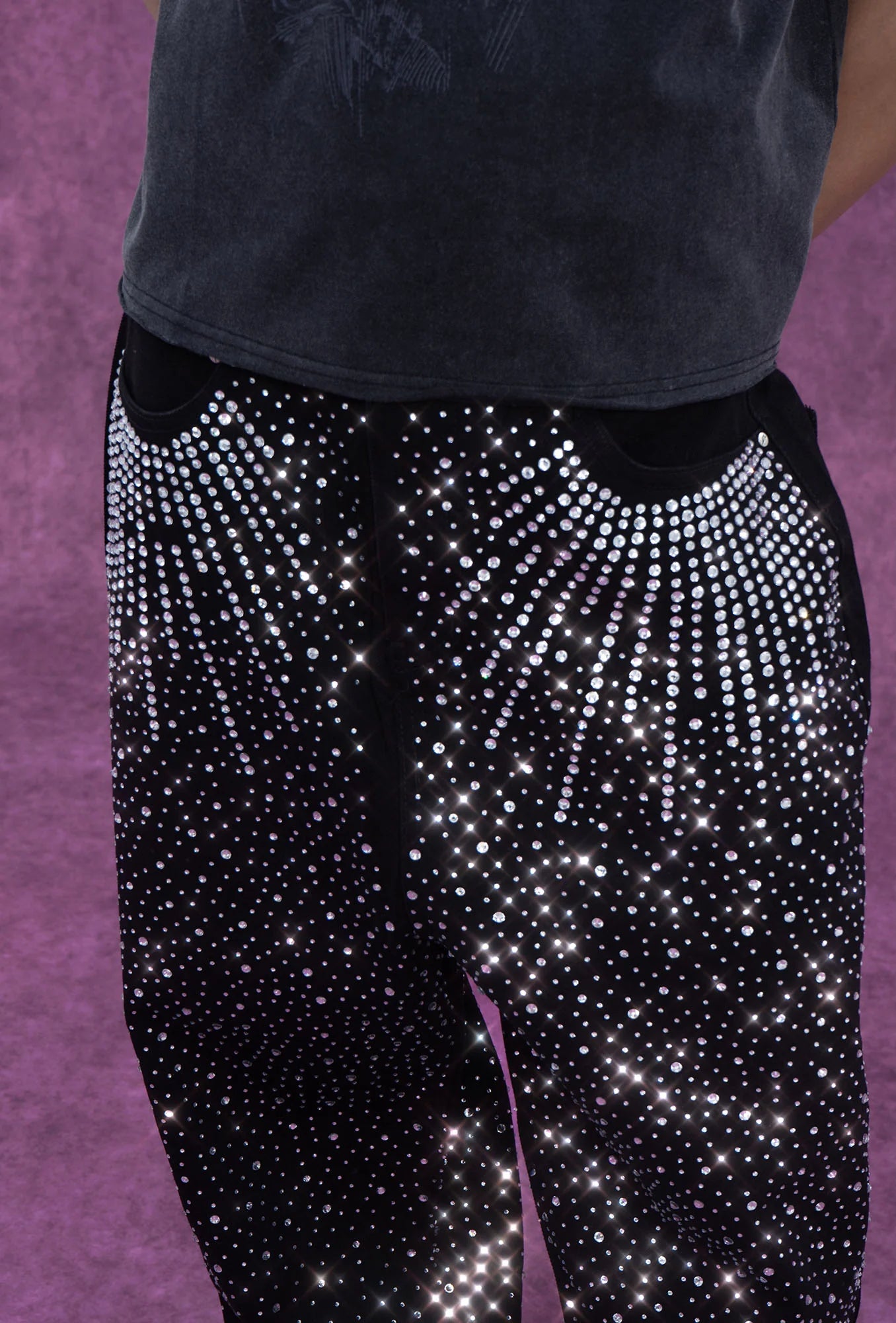 CLP Starlight Diamond Wide-Leg Jeans