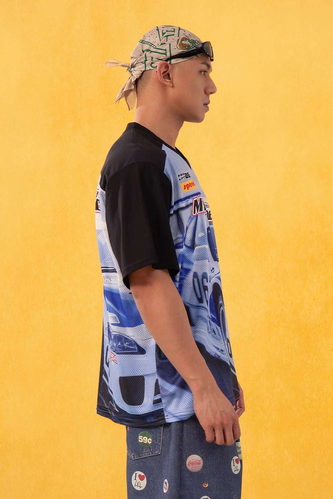 CLP Racing Graphic Mesh Raglan Jersey