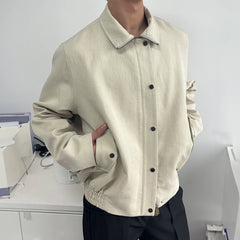 KREATE Gem Button Stand-Collar Wellington Jacket