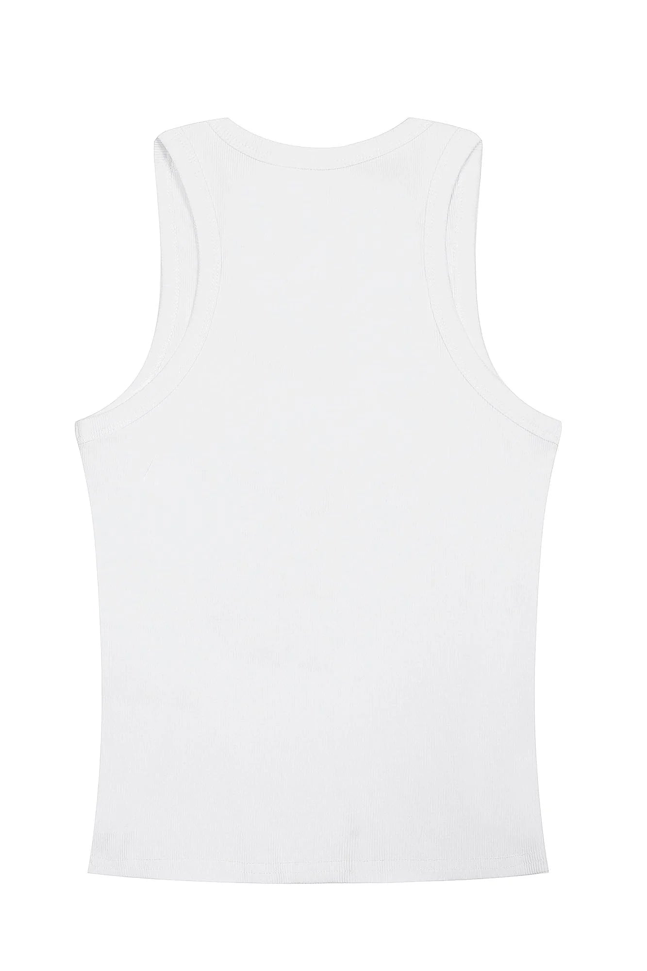CLP Star Graphic Ribbed Tank Top