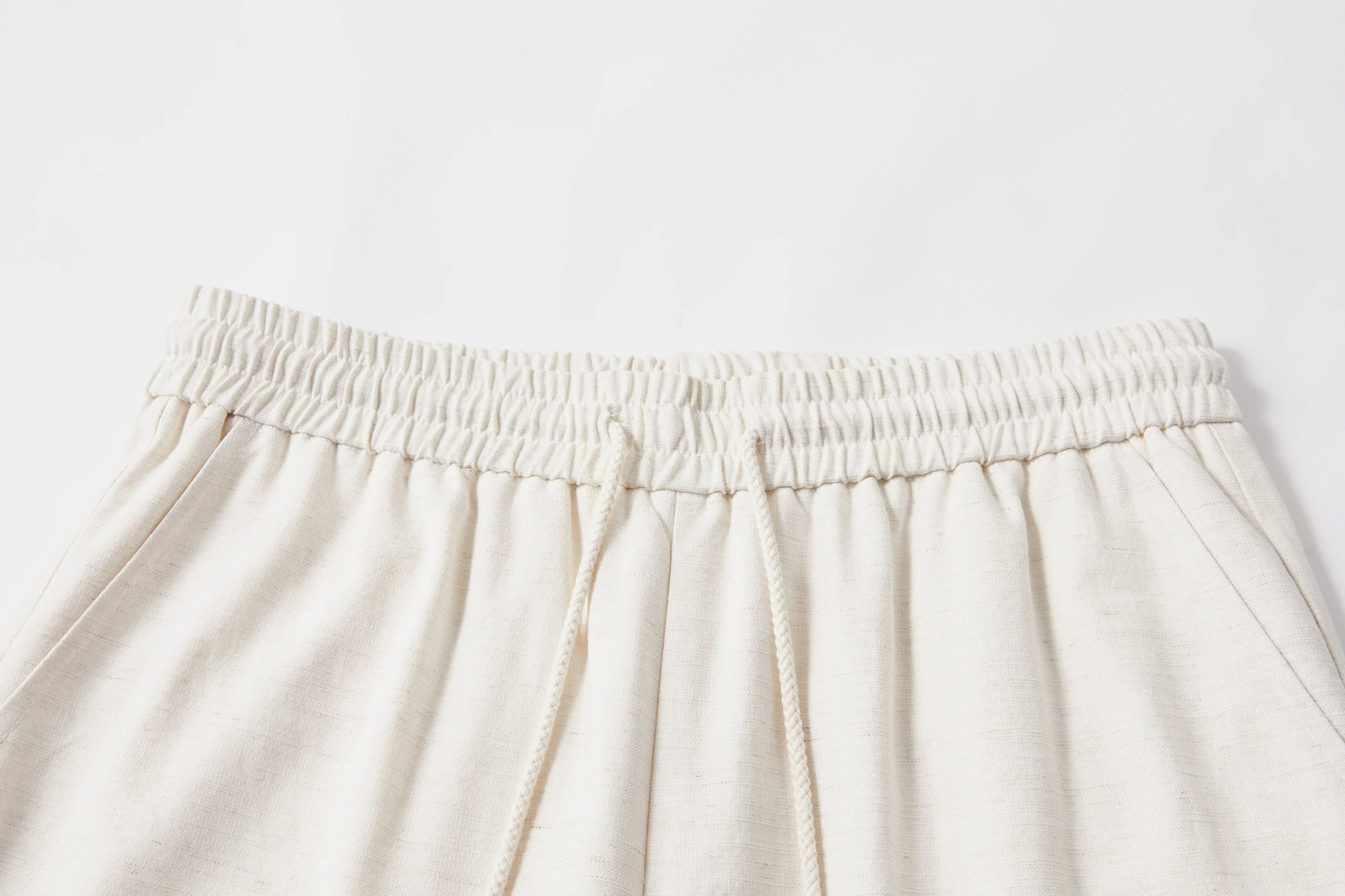 KREATE Tencel-Linen Straight-Leg Pants