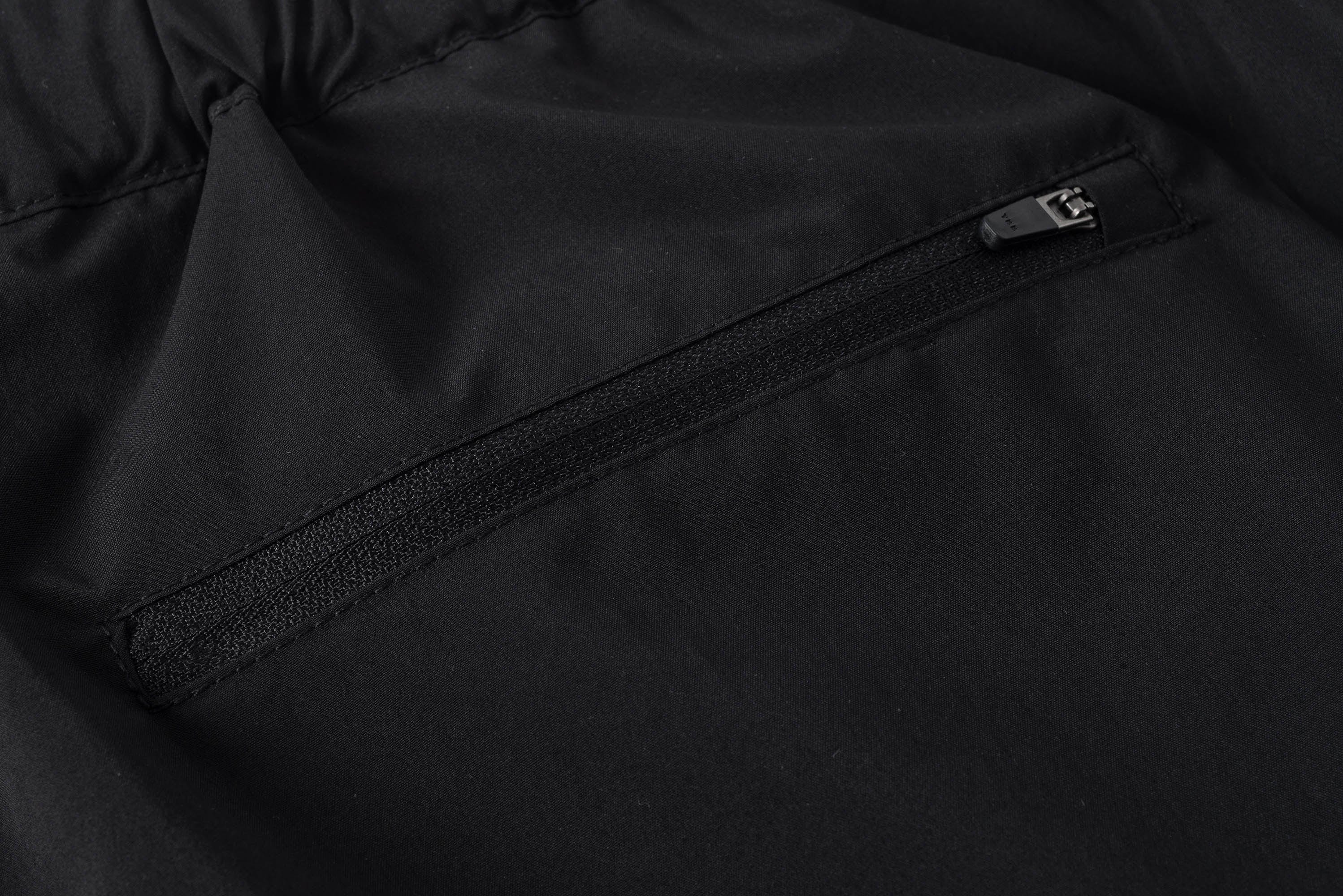 SILENSTORM Multi-Pocket Drawstring Crinkled Pants