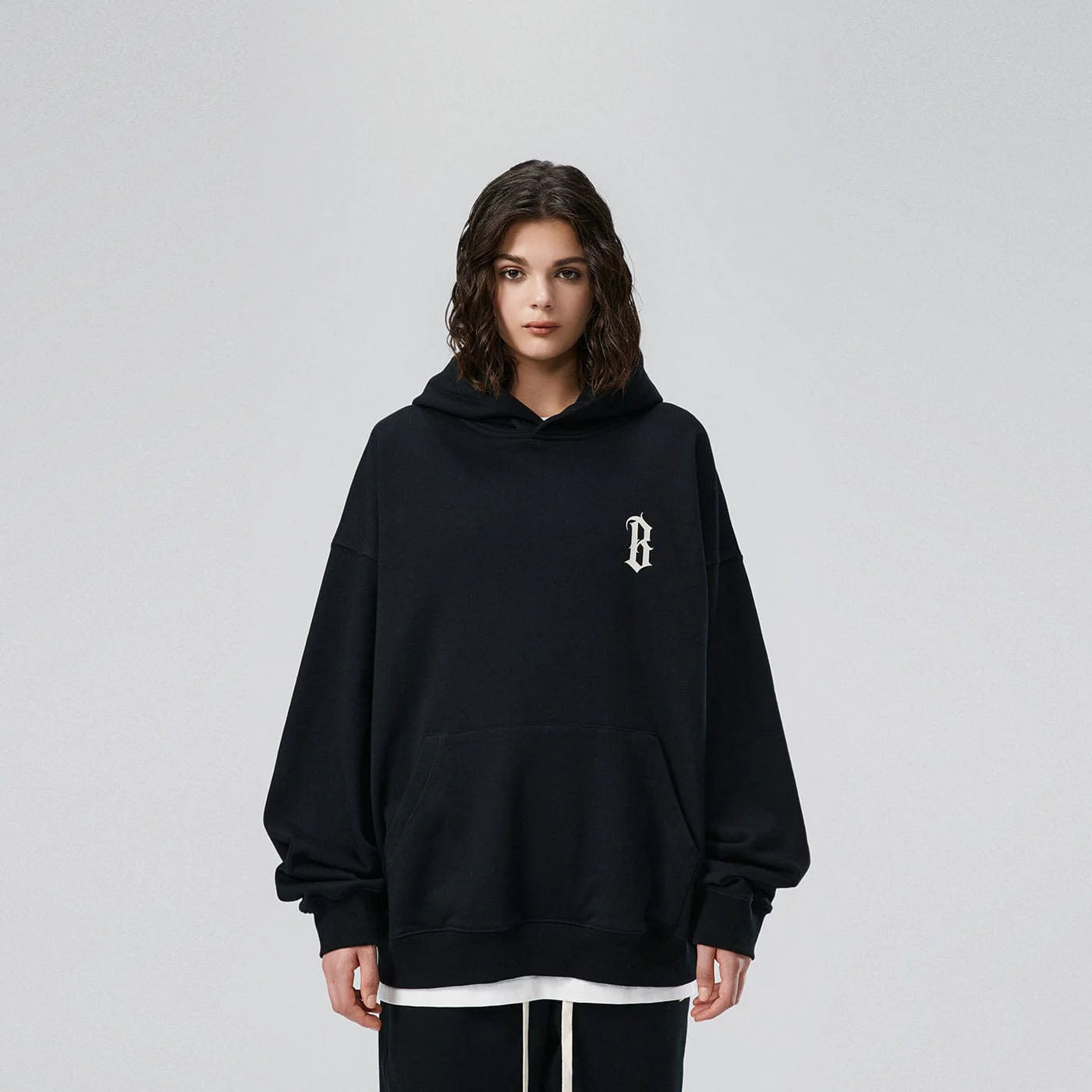 BONELESS Gothic Slogan Hoodie