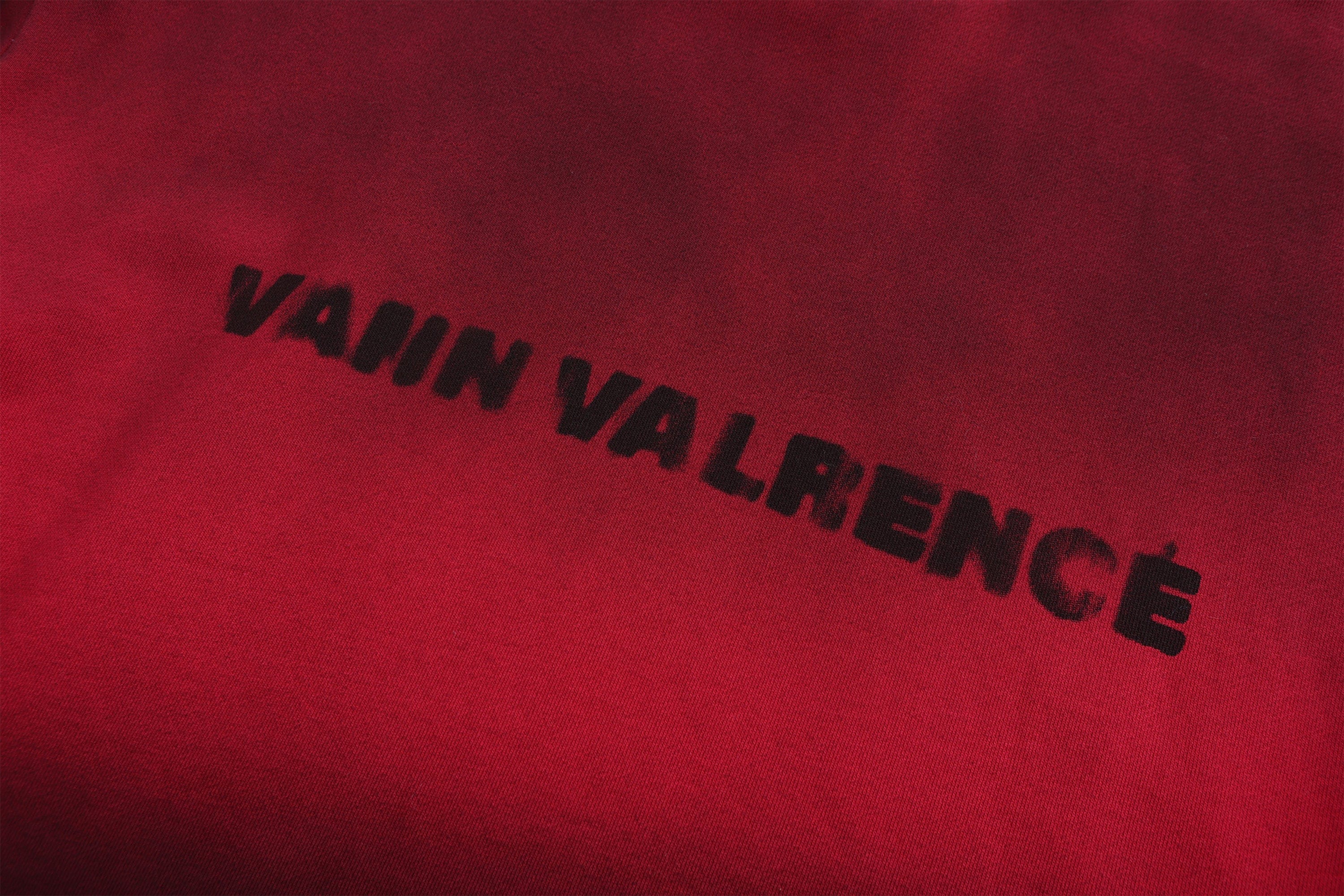 VANN VALRENCE Ombre Stripe Crewneck Sweatshirt