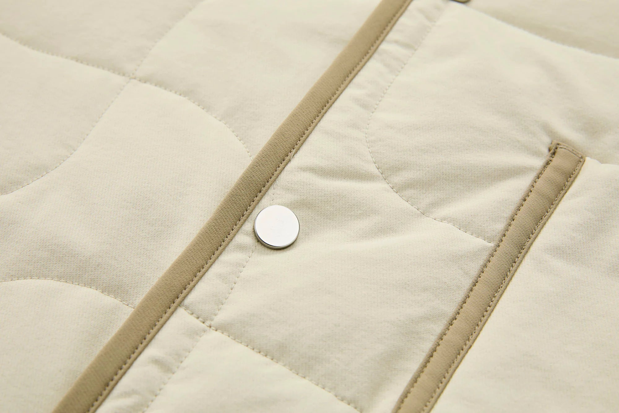 ORGANIC EMOTION Quilted Snap-Front Down Jacket