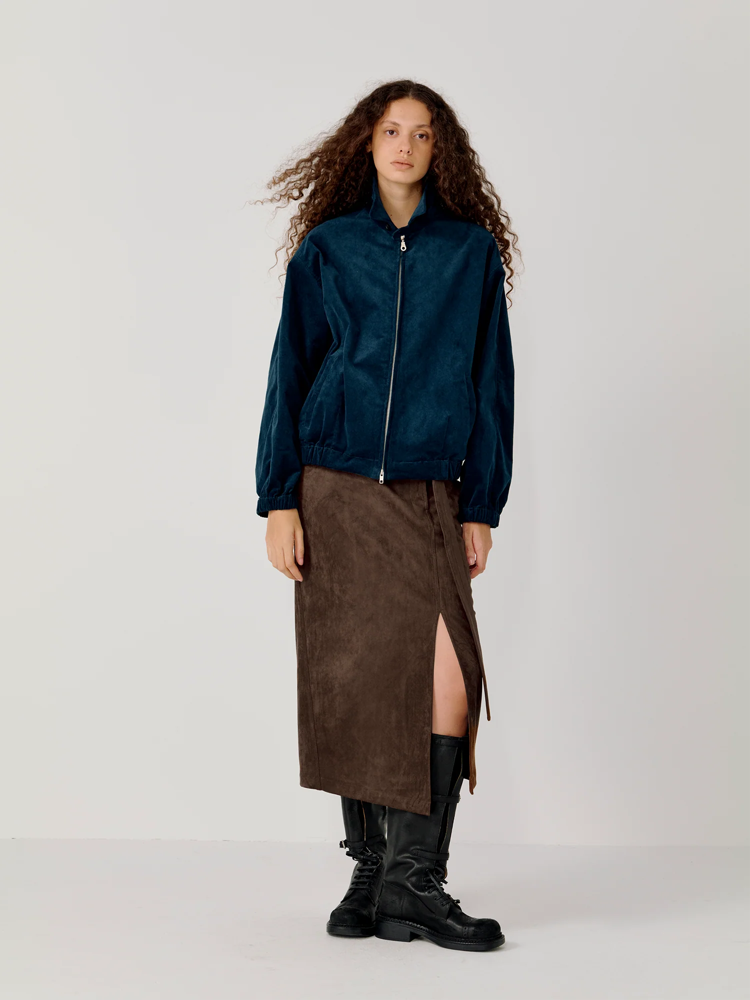 OPICLOTH Retro Washed Corduroy Jacket