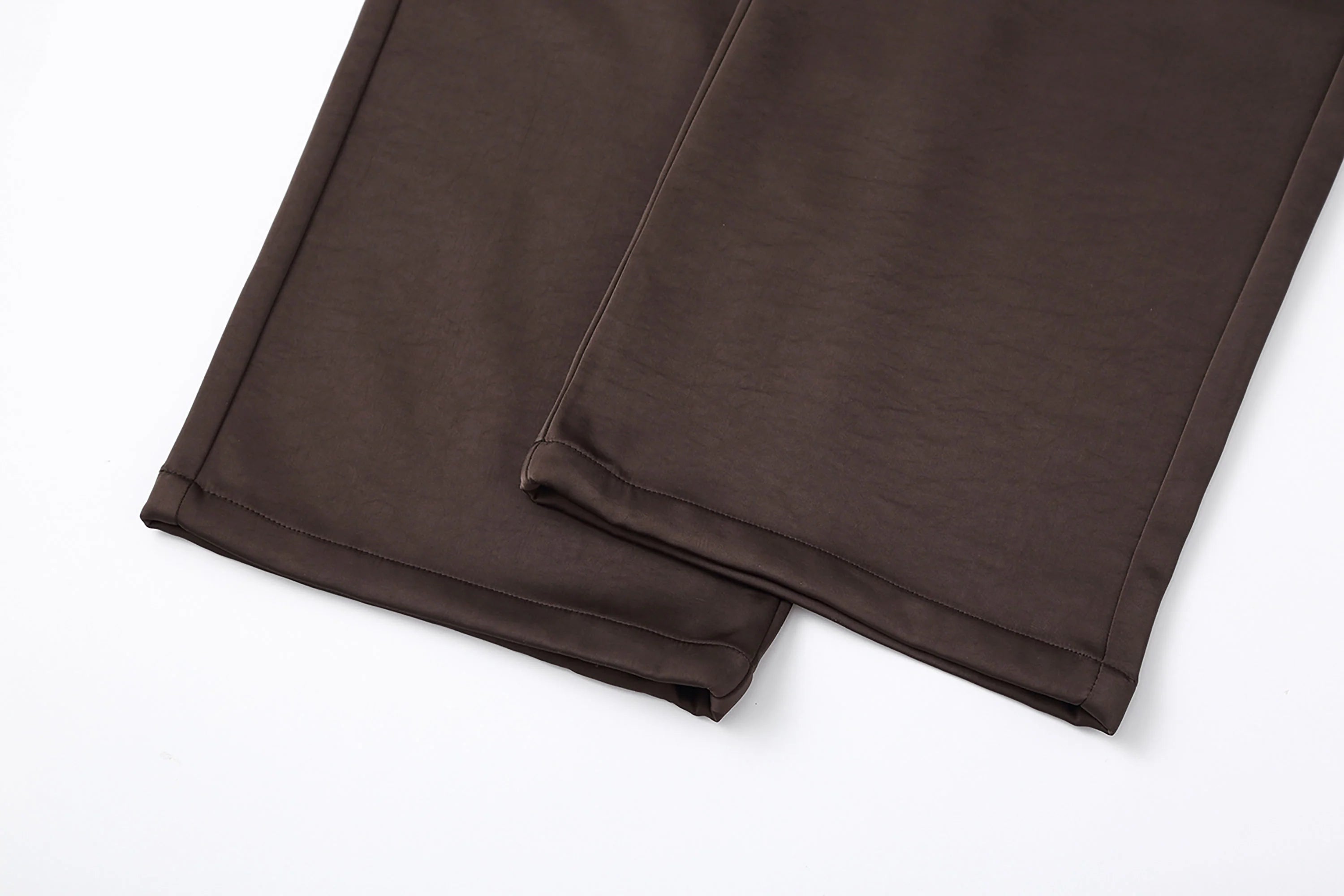 CLP Satin Straight-Leg Pants