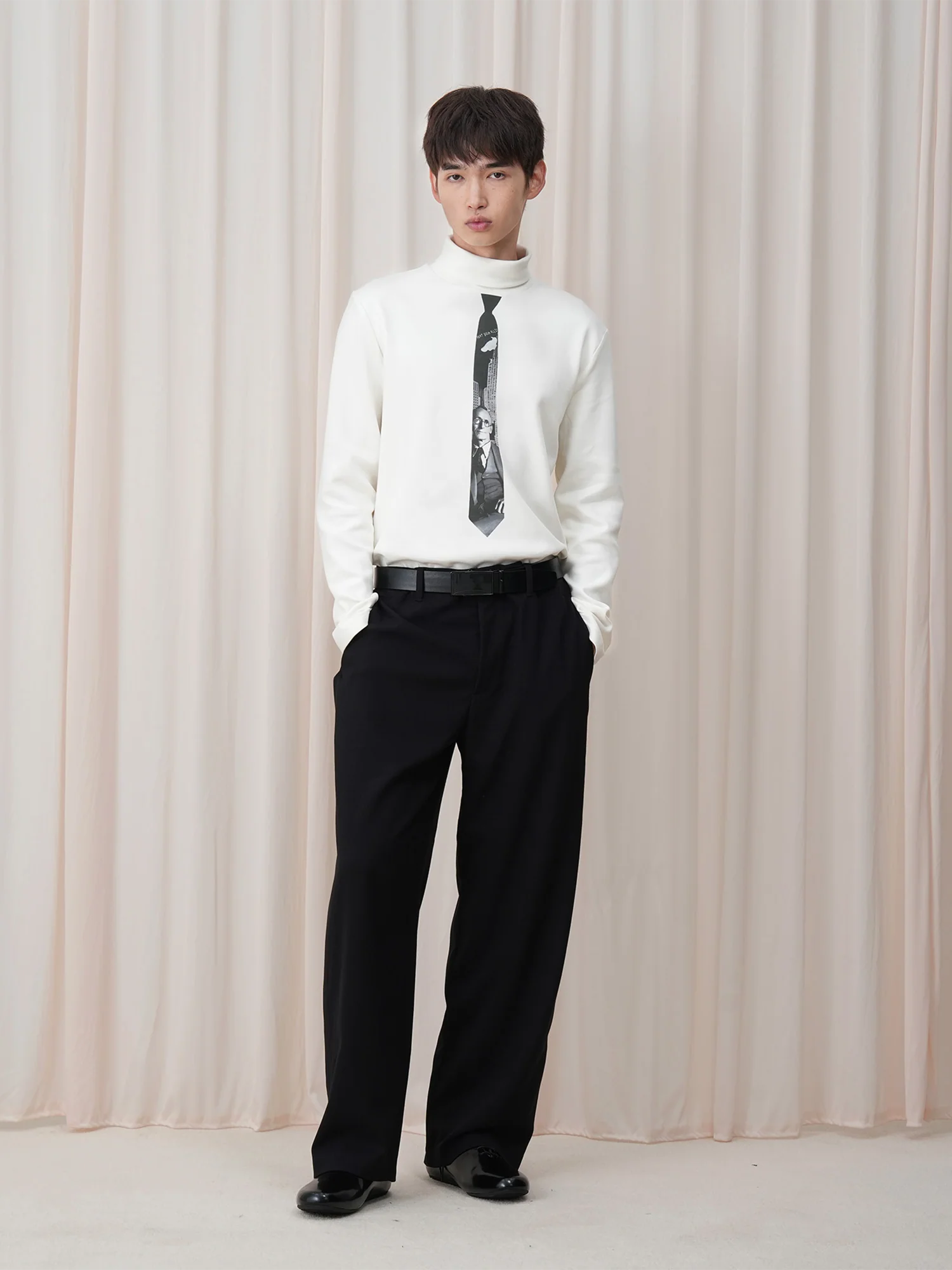 OUYANG WENJUN Minimal Wide-Leg Trousers