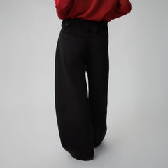 OPICLOTH Essential Wool-Blend Barrel Pants