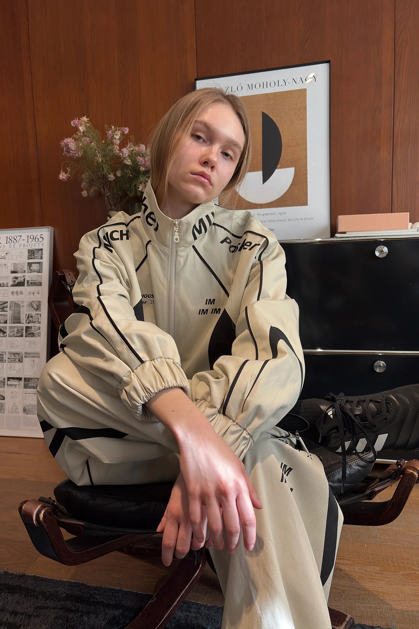 MIICHOUS Contrast Panel 3A Graphic Jacket