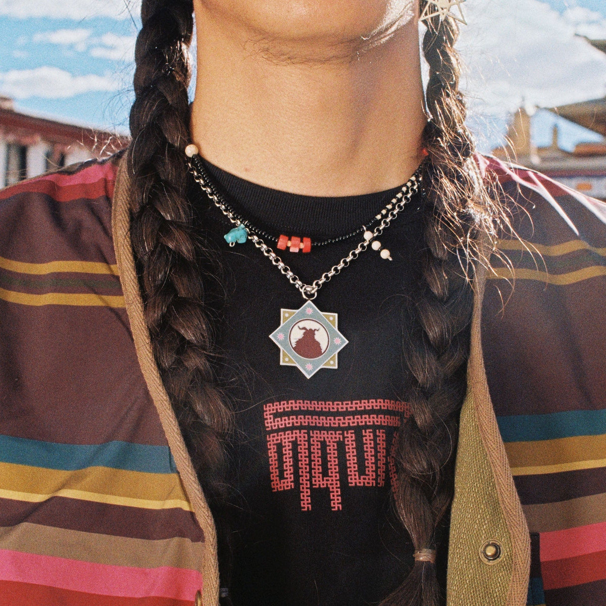 NERHI Yeti LOGO Pendant Necklace