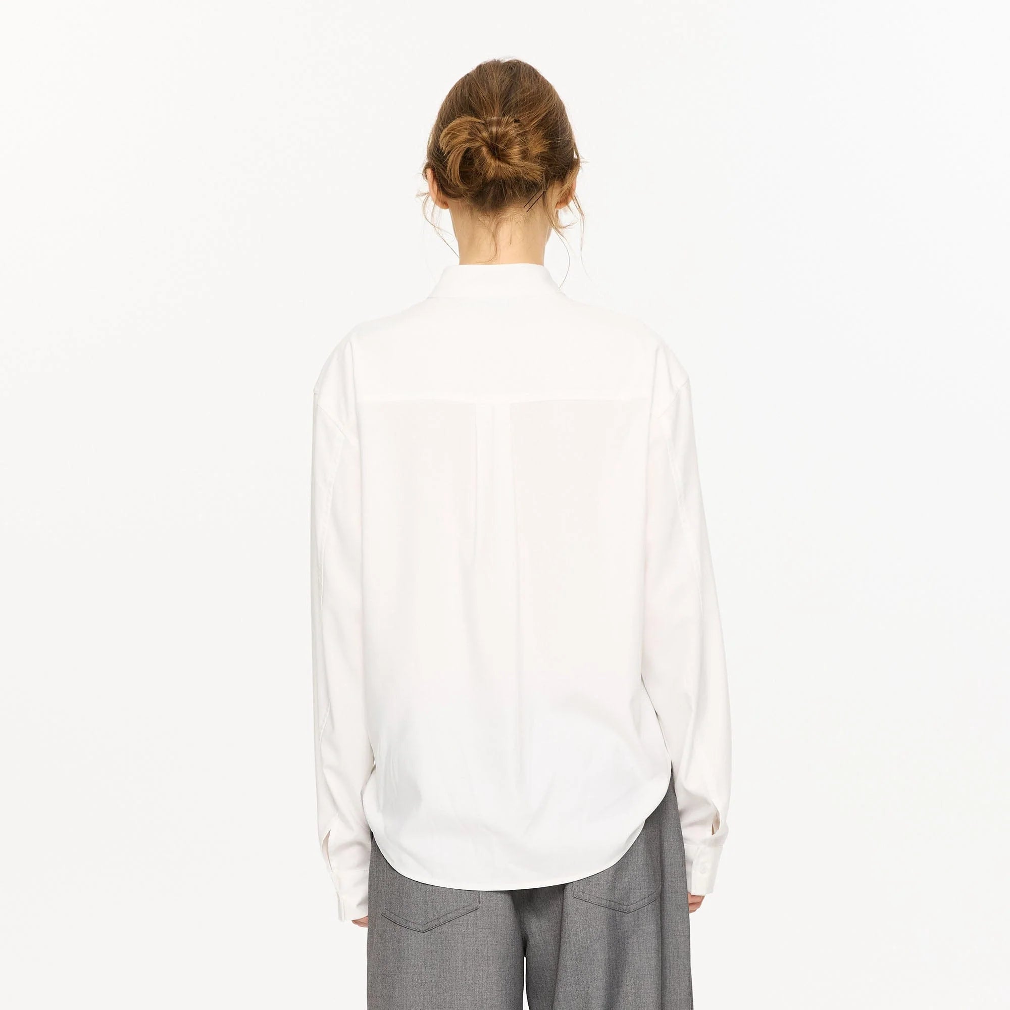 KREATE Faux Layered Fair Isle Pocket Shirt